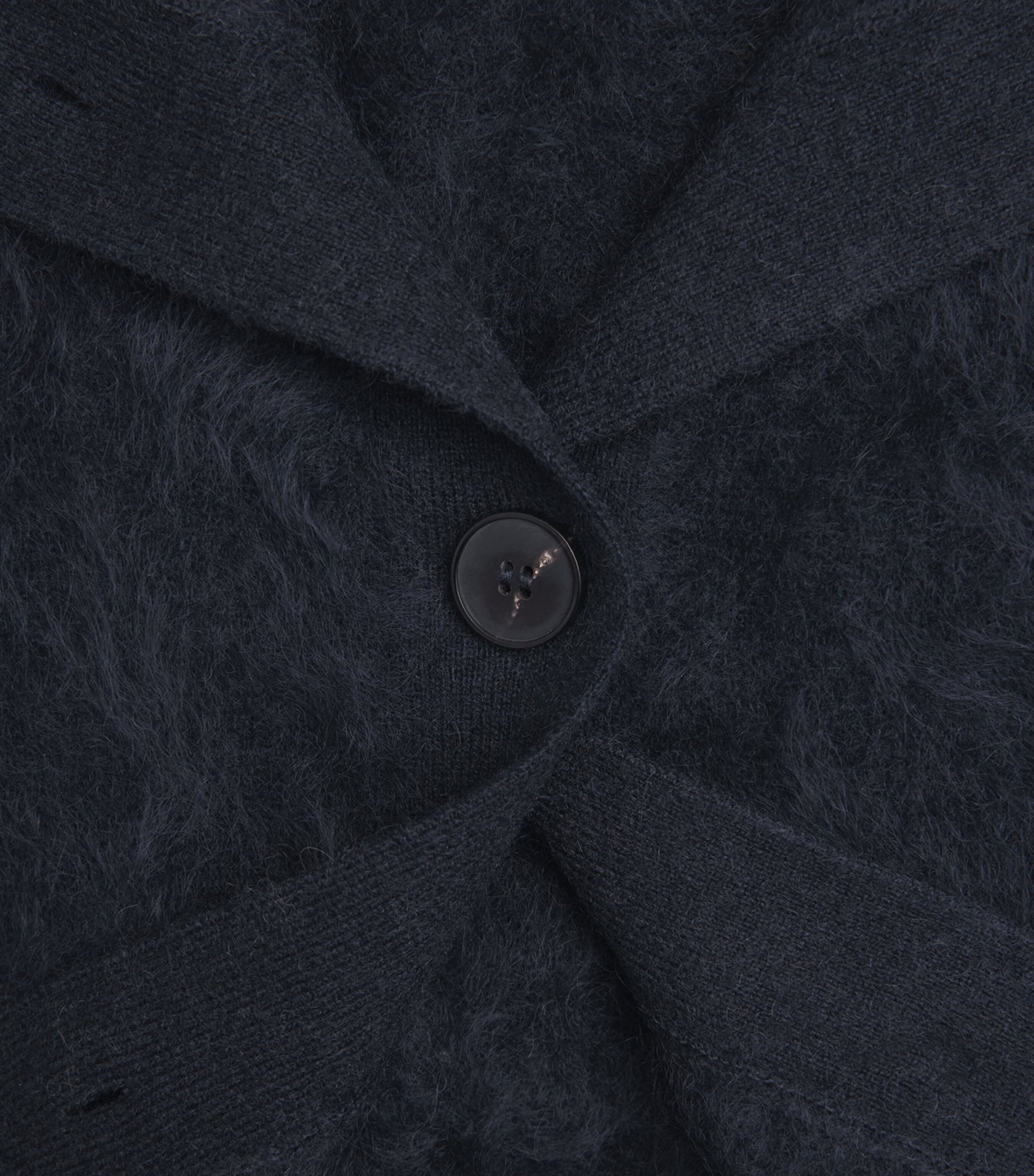 Brushed Cashmere Cardigan INK Image 5