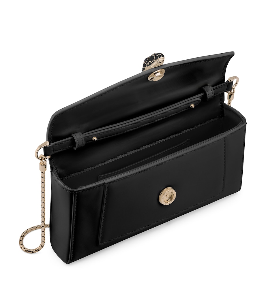 Serpenti Forever Cross-Body Phone Bag BLACK Image 6