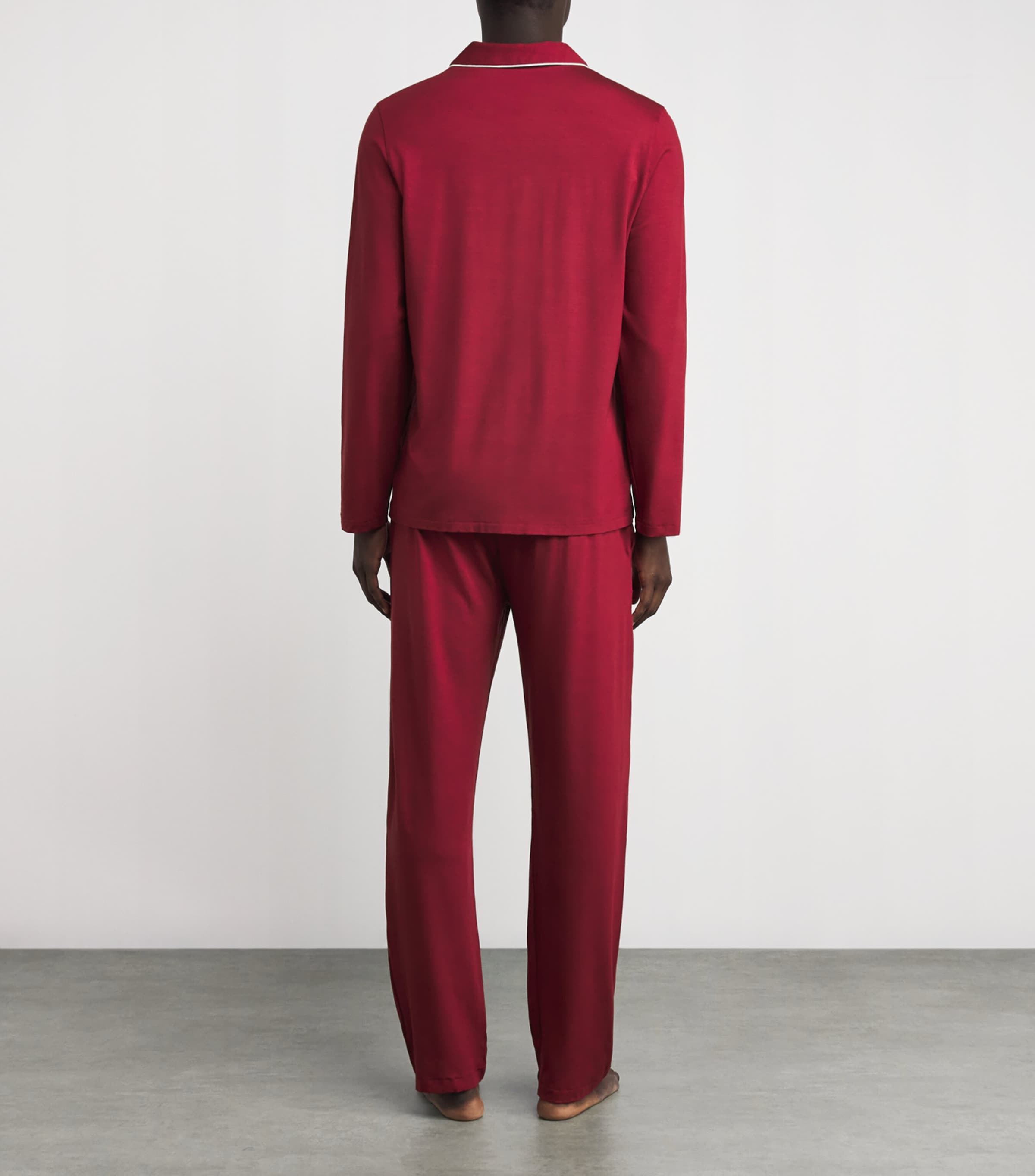 Micromodal Basel Pyjama Set 022RED Image 3