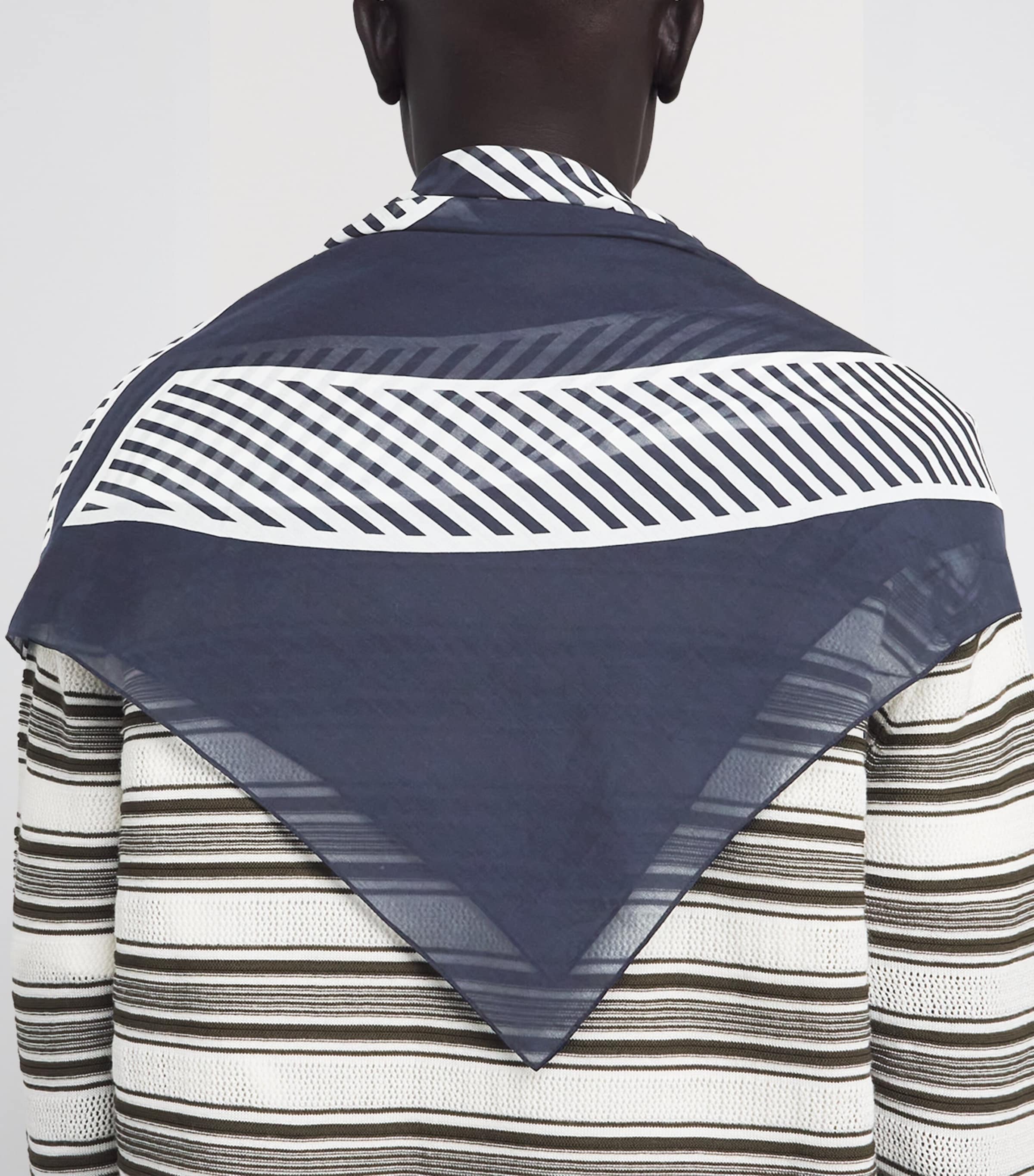 Cotton-Silk Monogram Foulard 134 Image 3