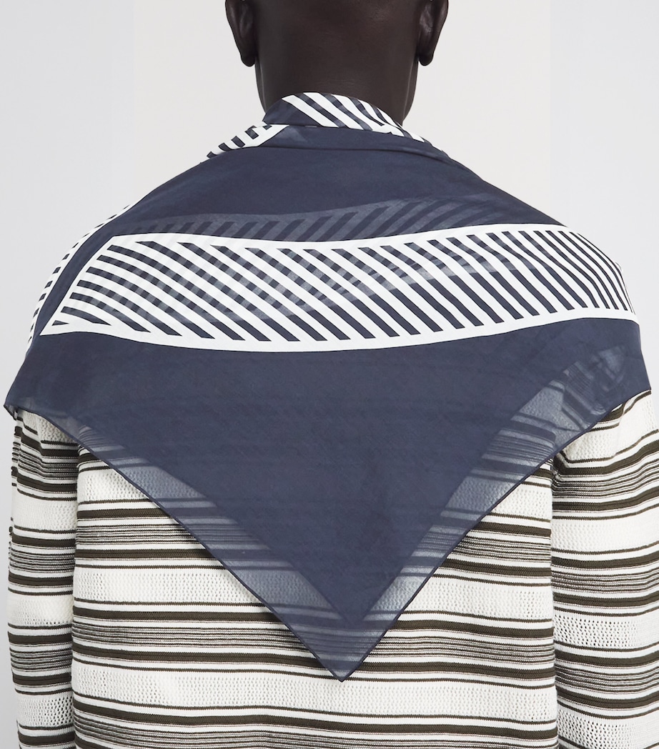 Cotton-Silk Monogram Foulard 134 Image 3