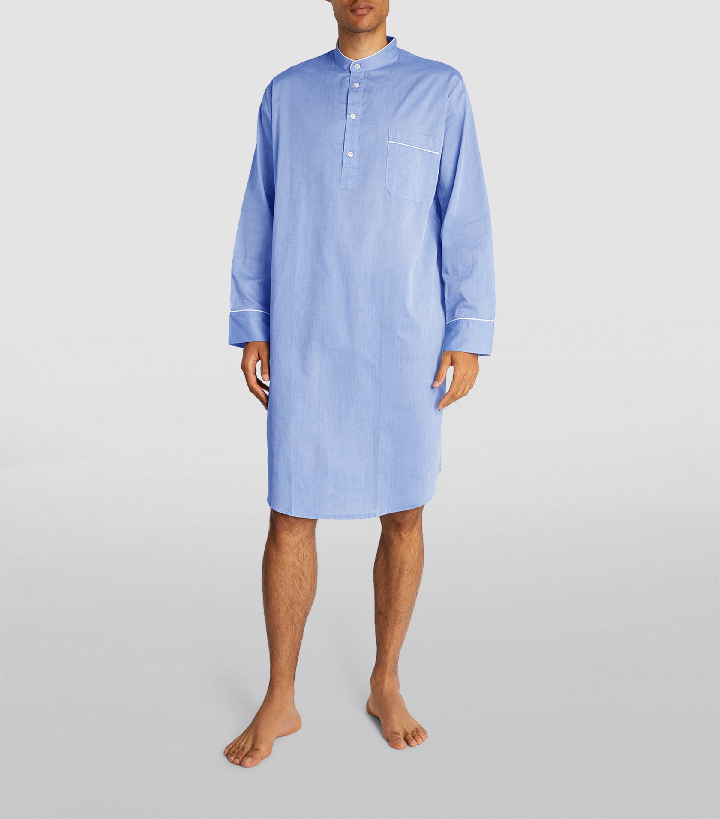 Longline Nightshirt BLUE Image 2