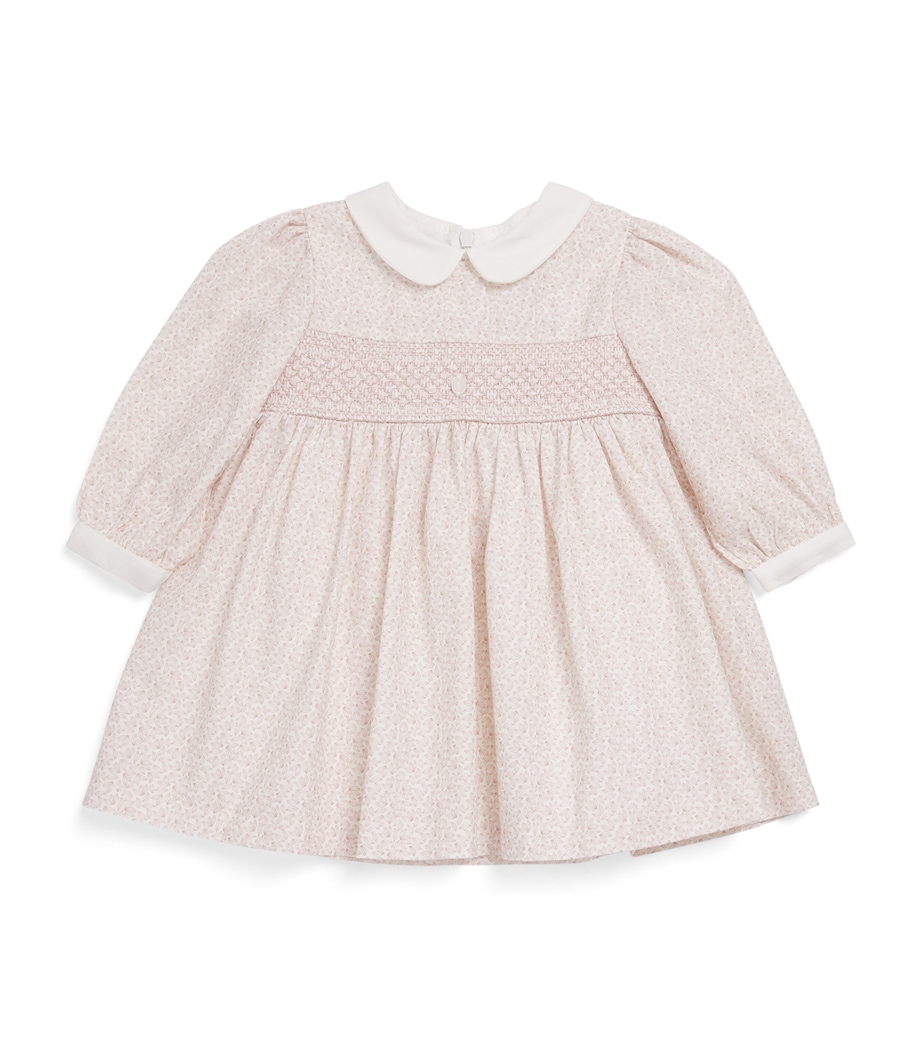 Leaf Print Shirred Dress (6 Months-4 Years) Z0136 Image 1