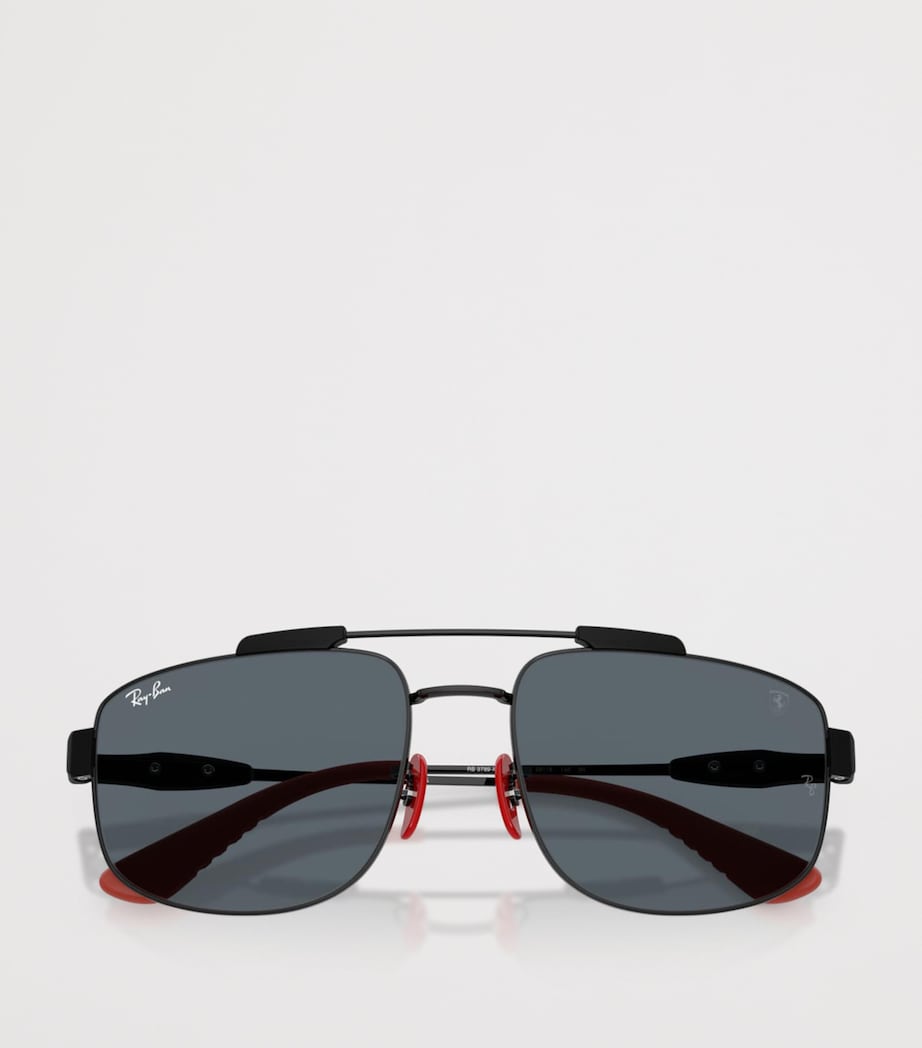 Ray-Ban Scuderia Ferrari Collection Square Sunglasses Black Image 5