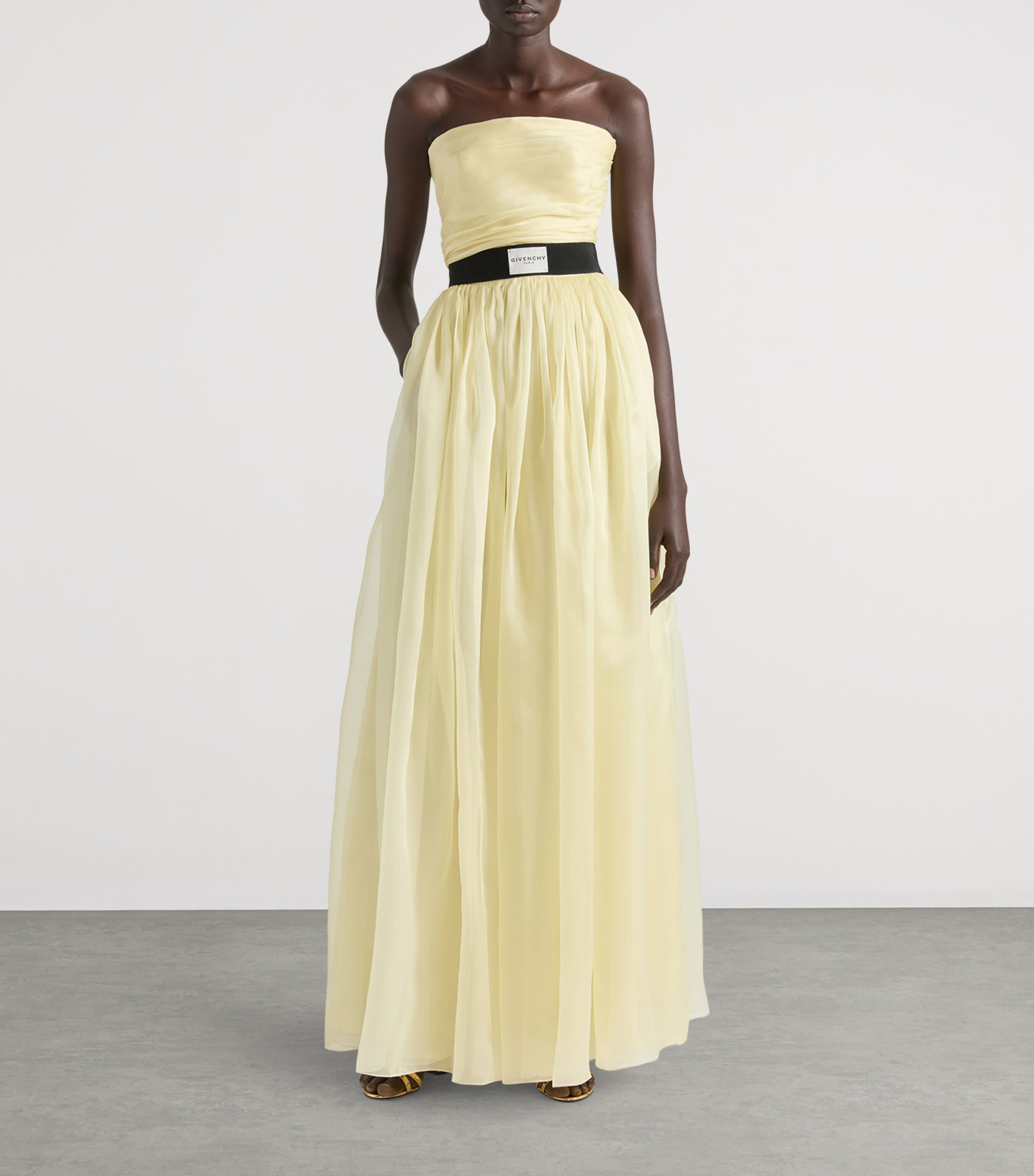 Bustier Maxi Dress BUTTER Image 2