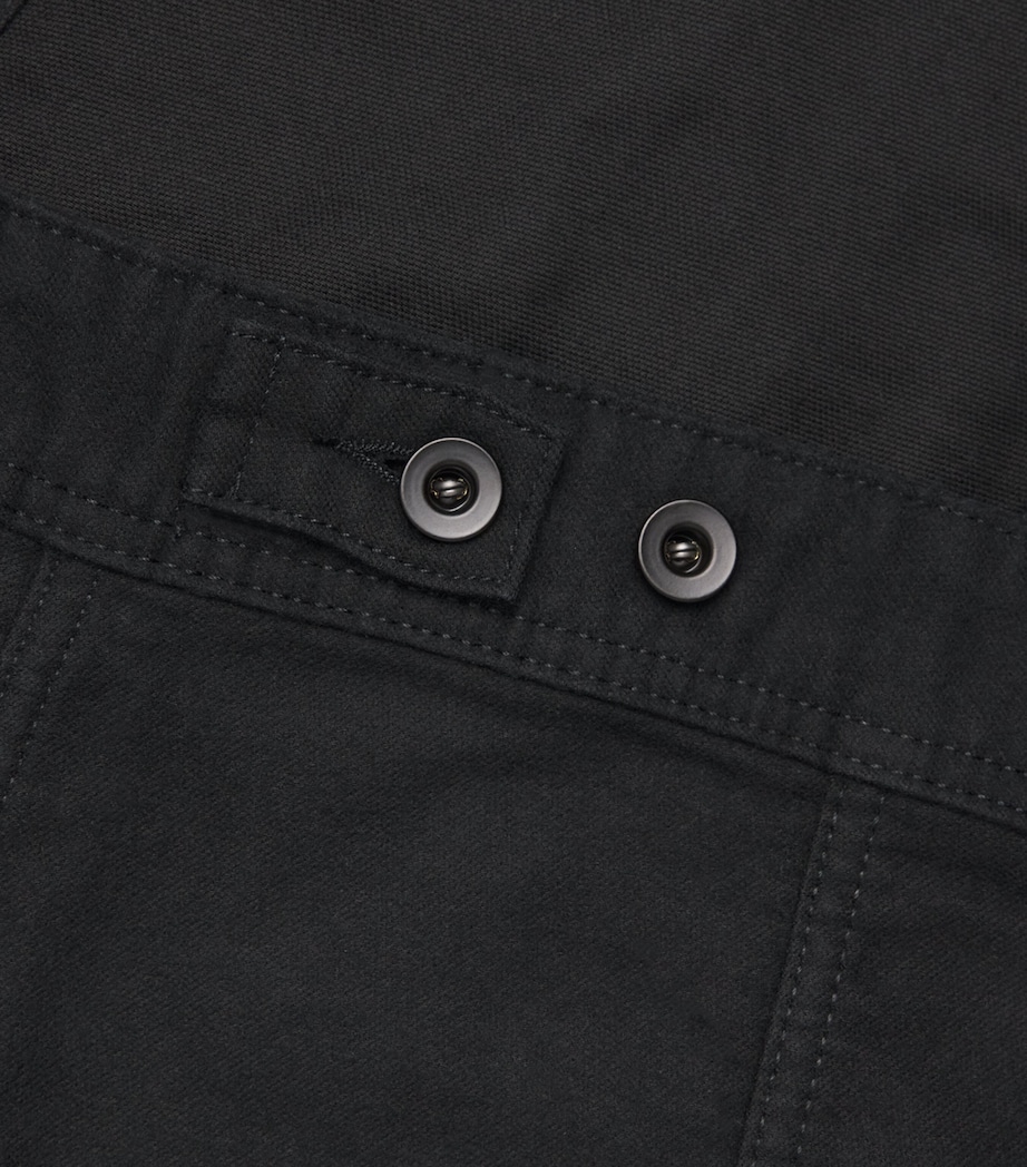 Studio Nicholson Mens Moleskin Derby Jacket Black Image 6