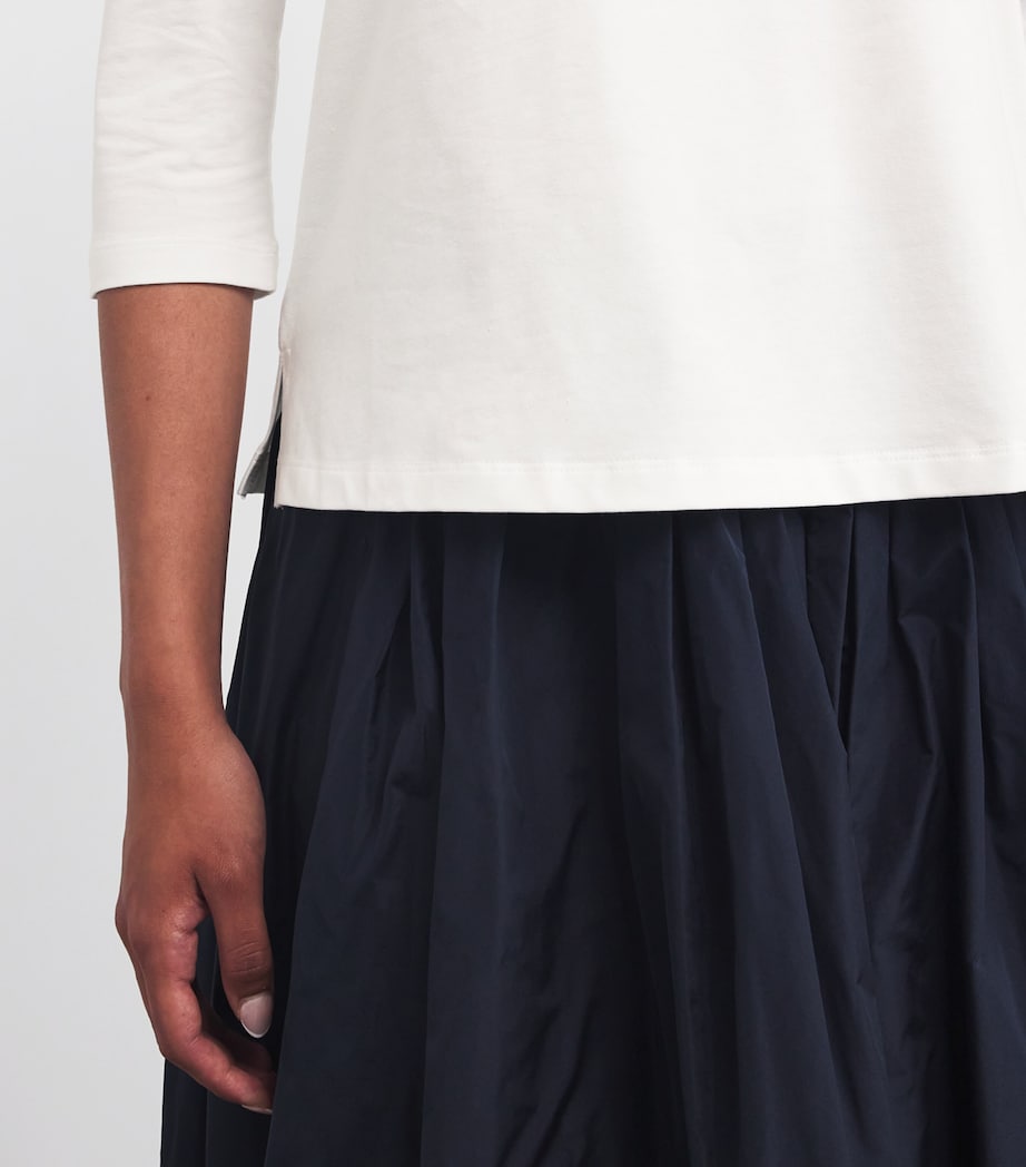 Stretch-Cotton T-Shirt WHITE Image 6