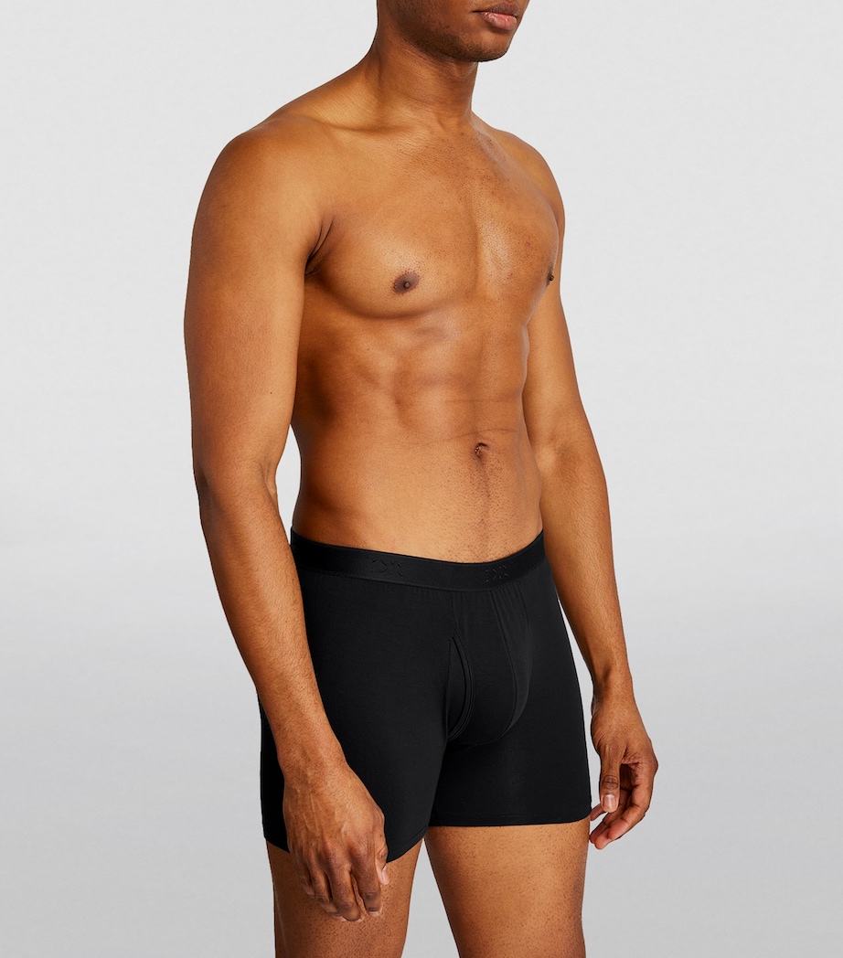 Derek Rose Mens Micro Modal Alex Trunks Black Image 2
