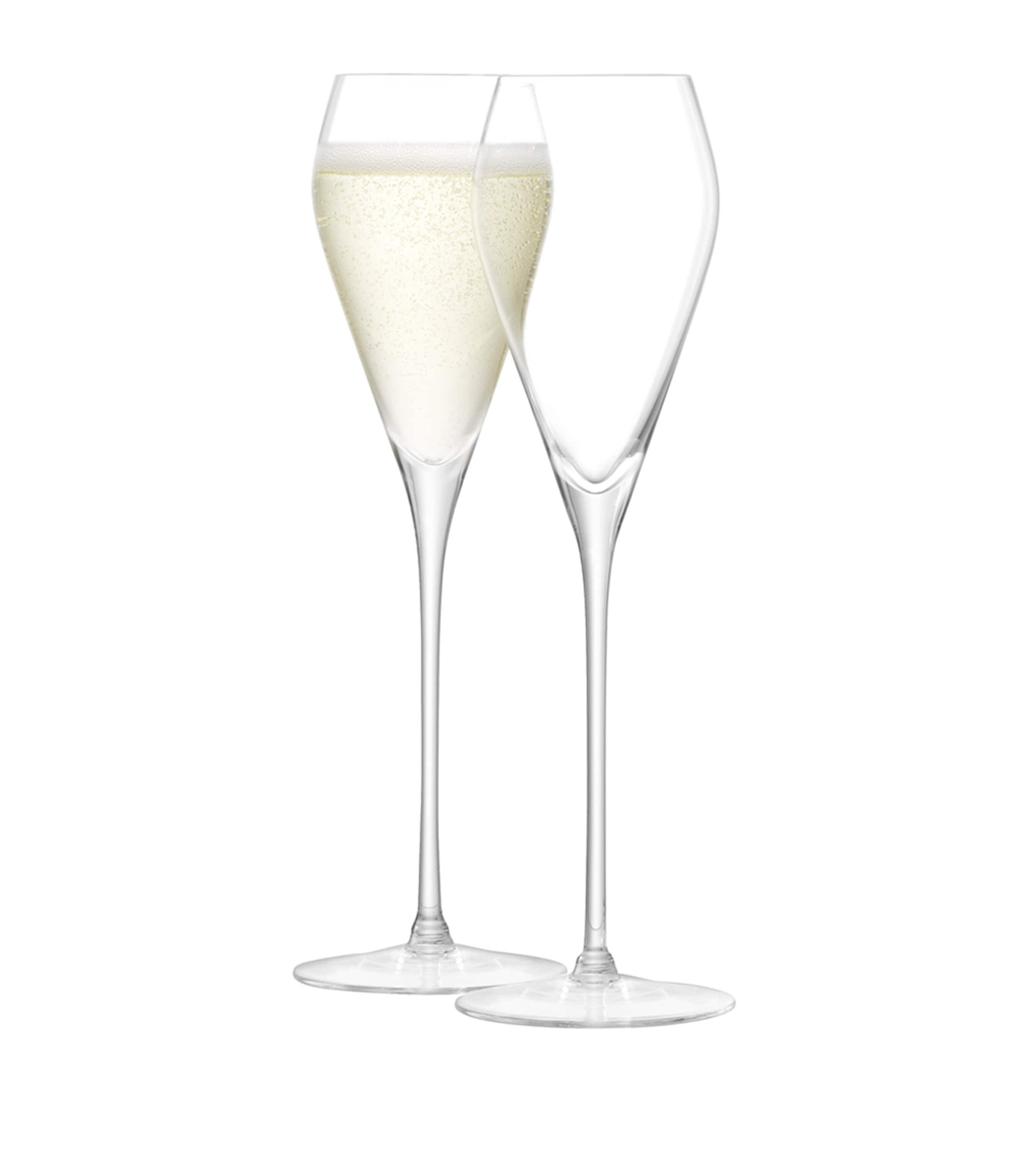 Lsa International Set Of 2 Prosecco Glasses In Transparent