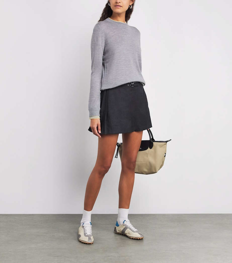 Wool Layered Sweater MELANGE GREY Image 2