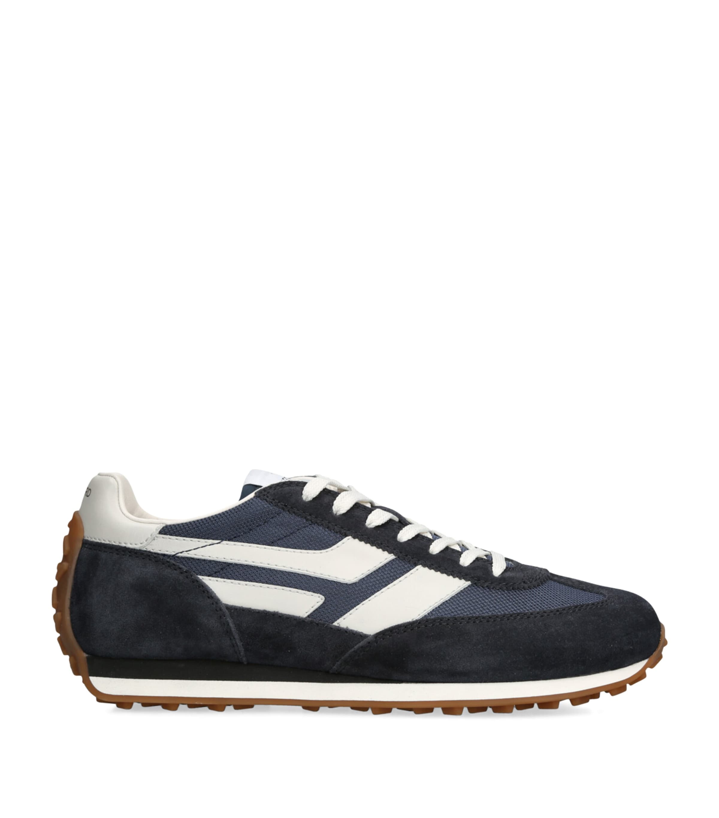Shop Tom Ford Suede-trim Mick Sneakers In Navy