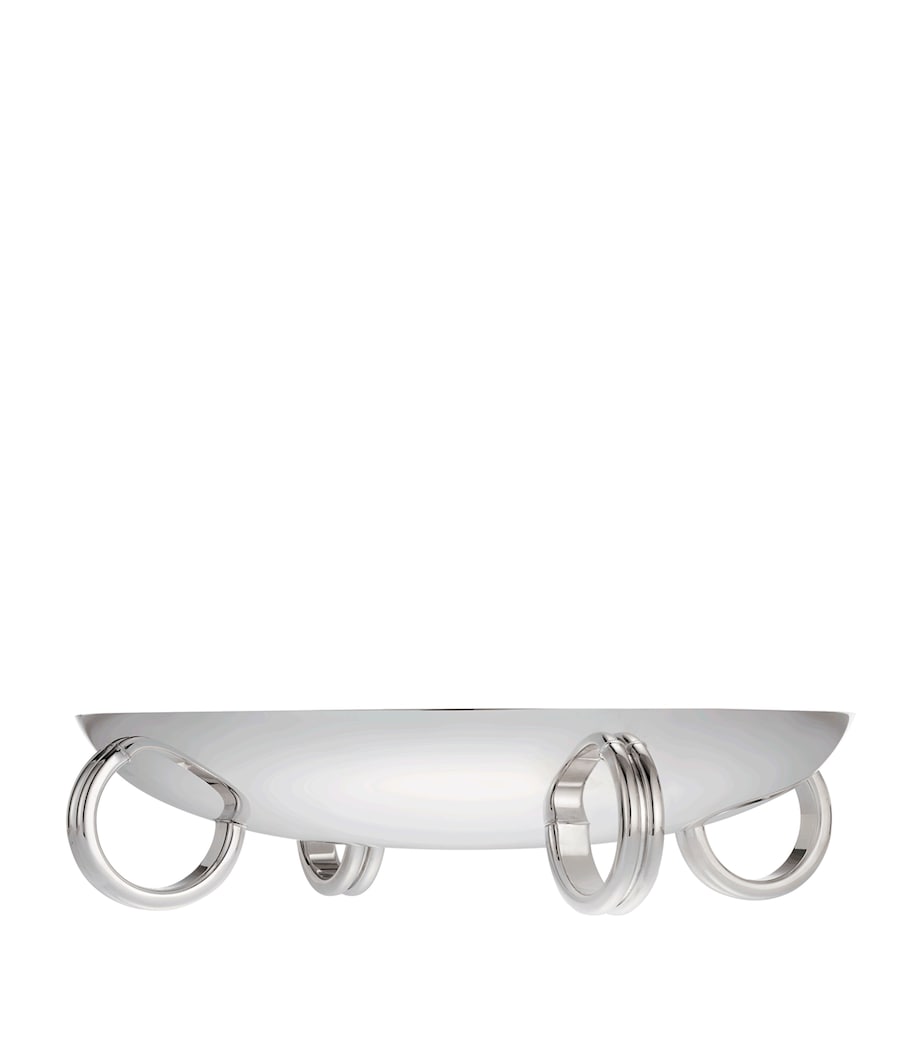 Silver-Plated Fjerdingstad Four-Ring Centrepiece SILVER Image 3