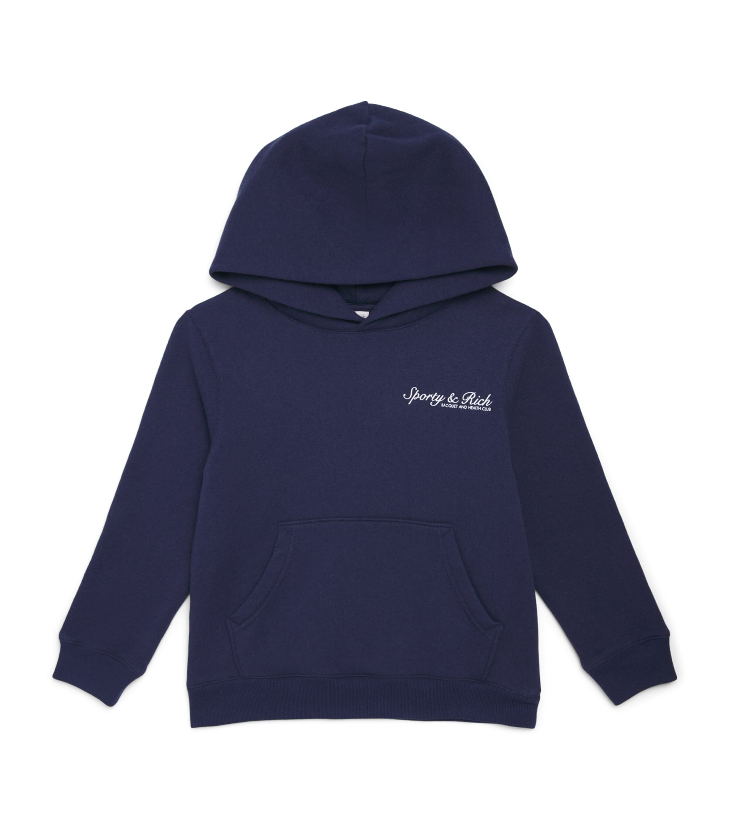 SPORTY & RICH KIDS Syracuse Hoodie (2-14 Years) Dark Navy Image 1