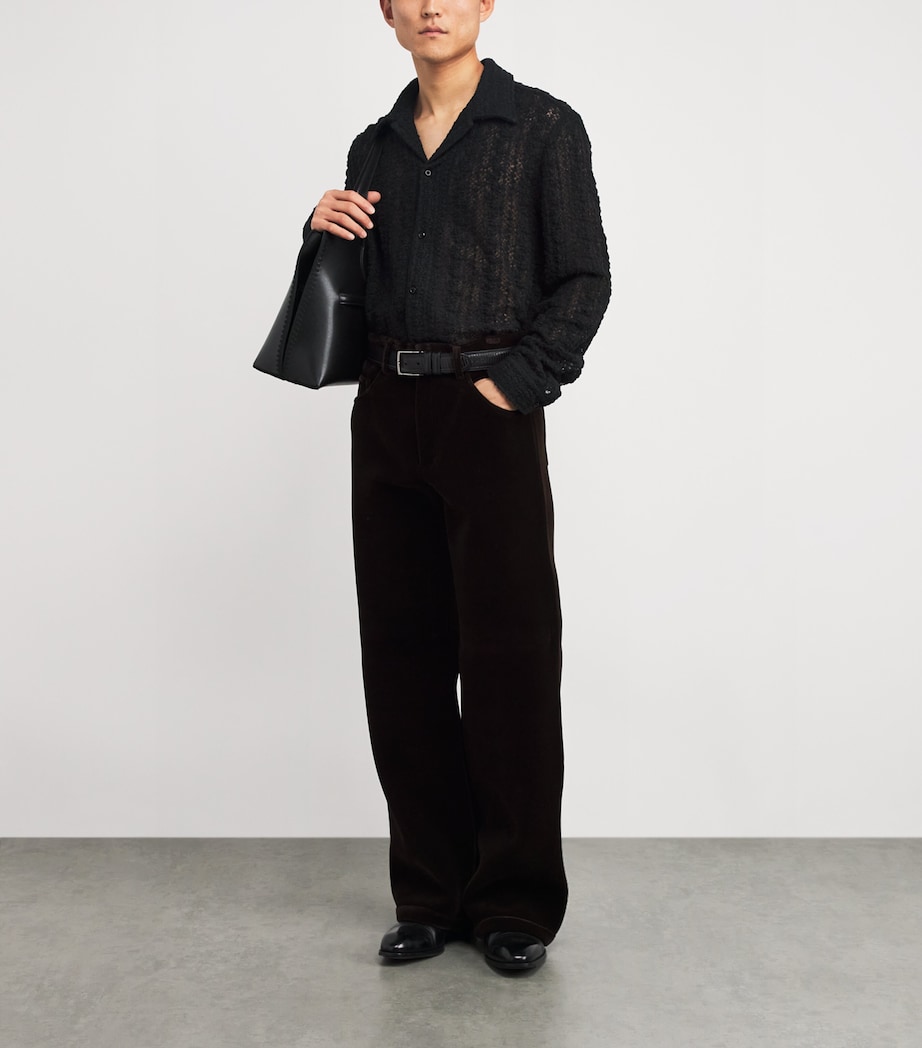 Wool-Blend Lace Jagou Shirt LACE BLACK WOOL Image 2