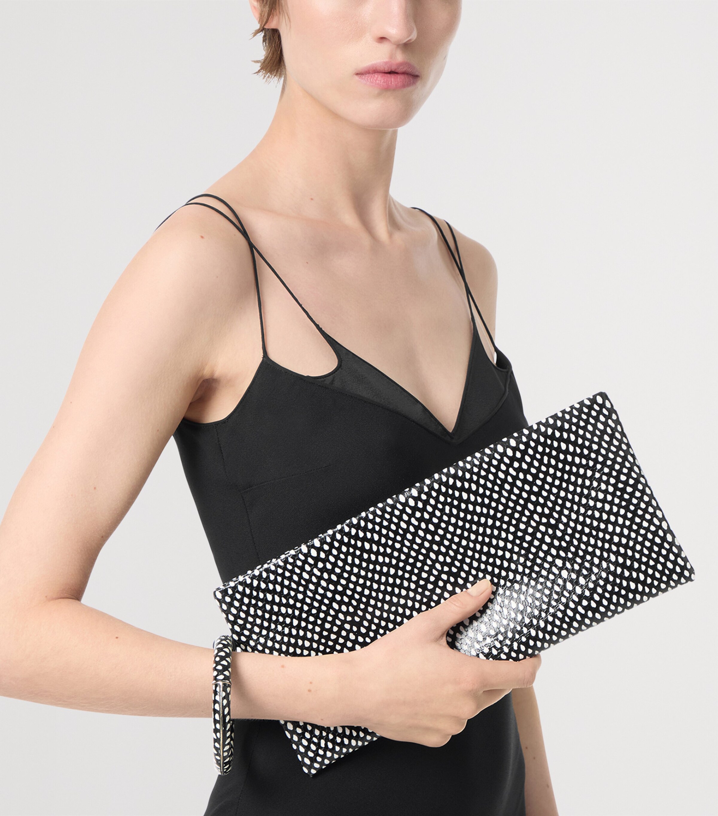 TOM FORD Leather Snake Print Clutch Bag Nwd Image 2