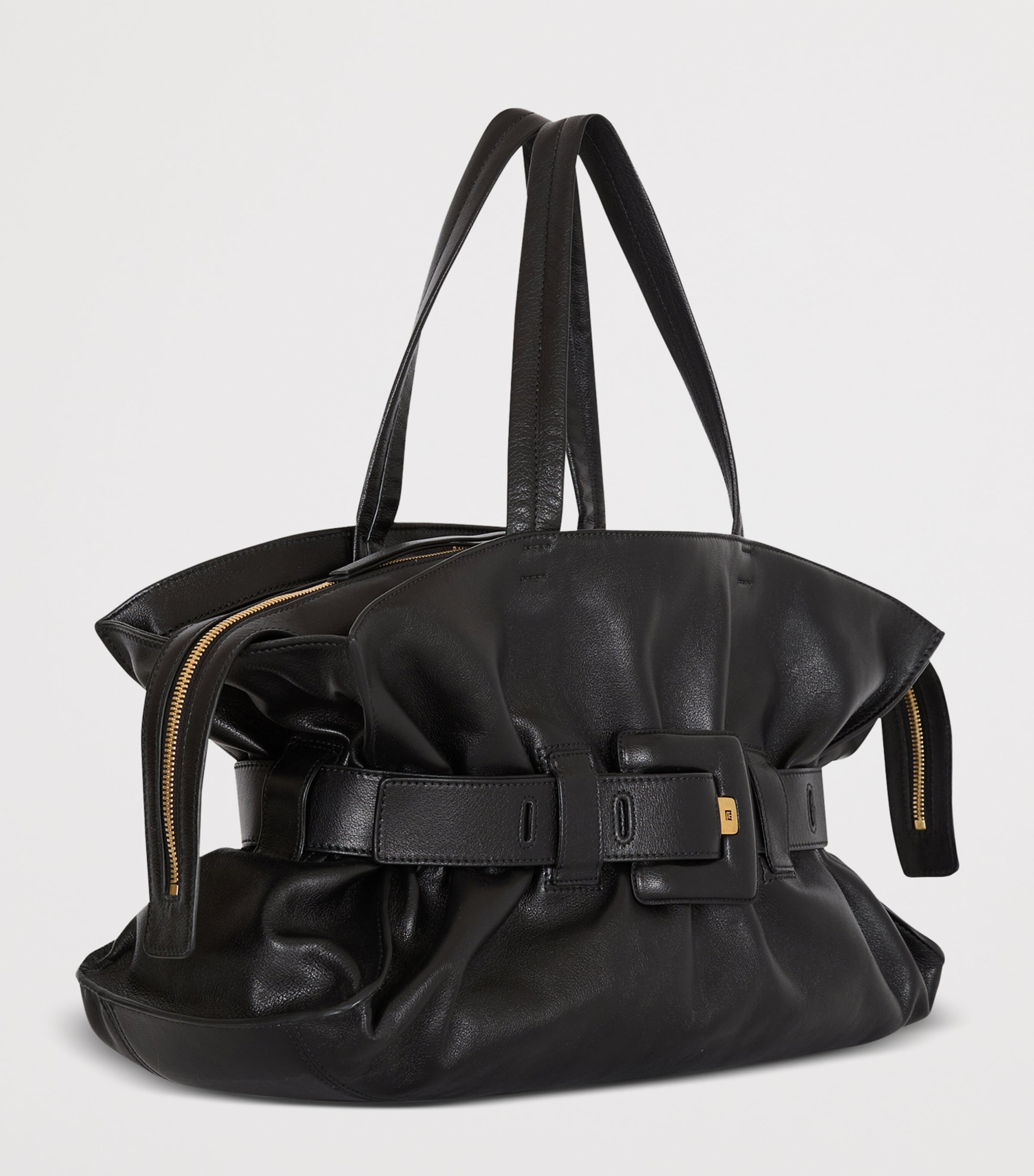 Large Leather Anthem Tote Bag 0PA NOIR Image 2