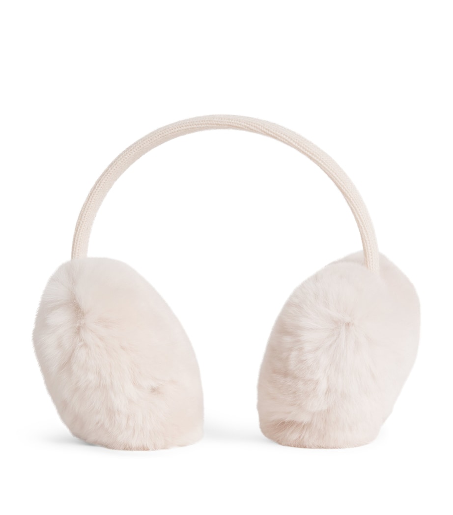 Rabbit Fur Ear Muffs A5177CALIN Image 1