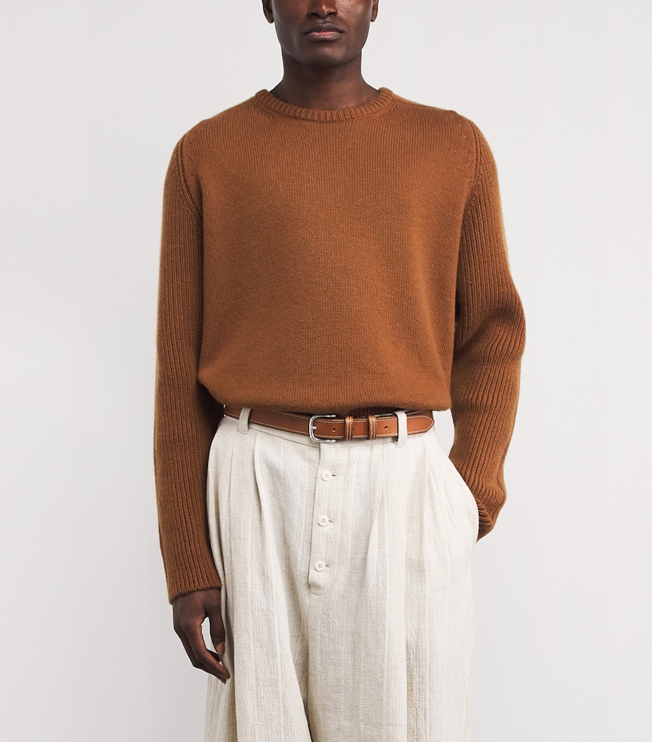 Leather Belt CAMMELLO Image 2