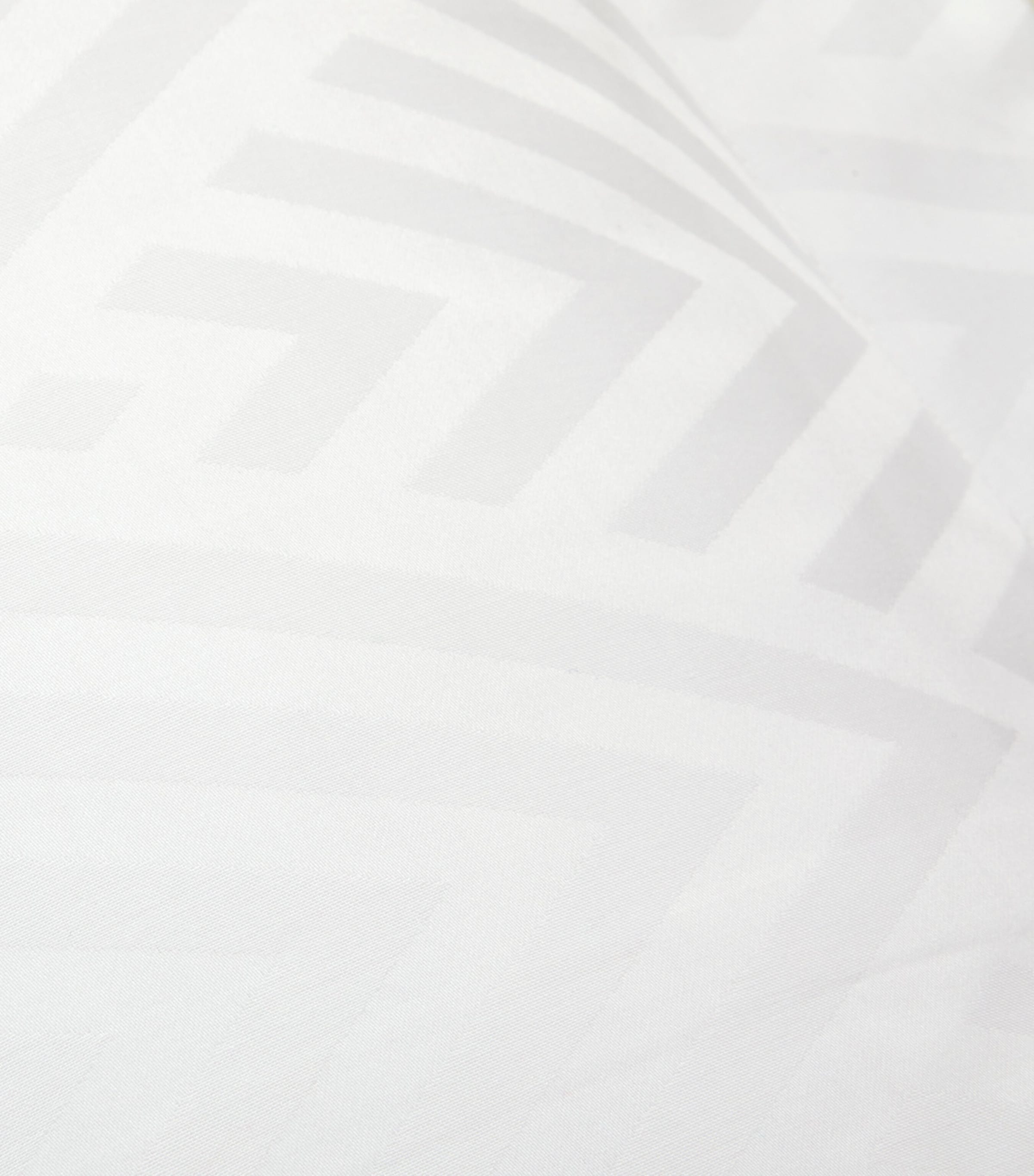 Penthouse White Square Oxford Sham Pillowcase (65cm x 65cm) WHITE Image 3