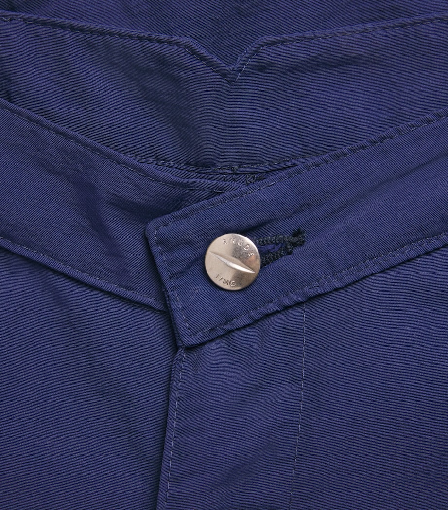 Rhude Mens Parachute Cargo Trousers Navy Image 6