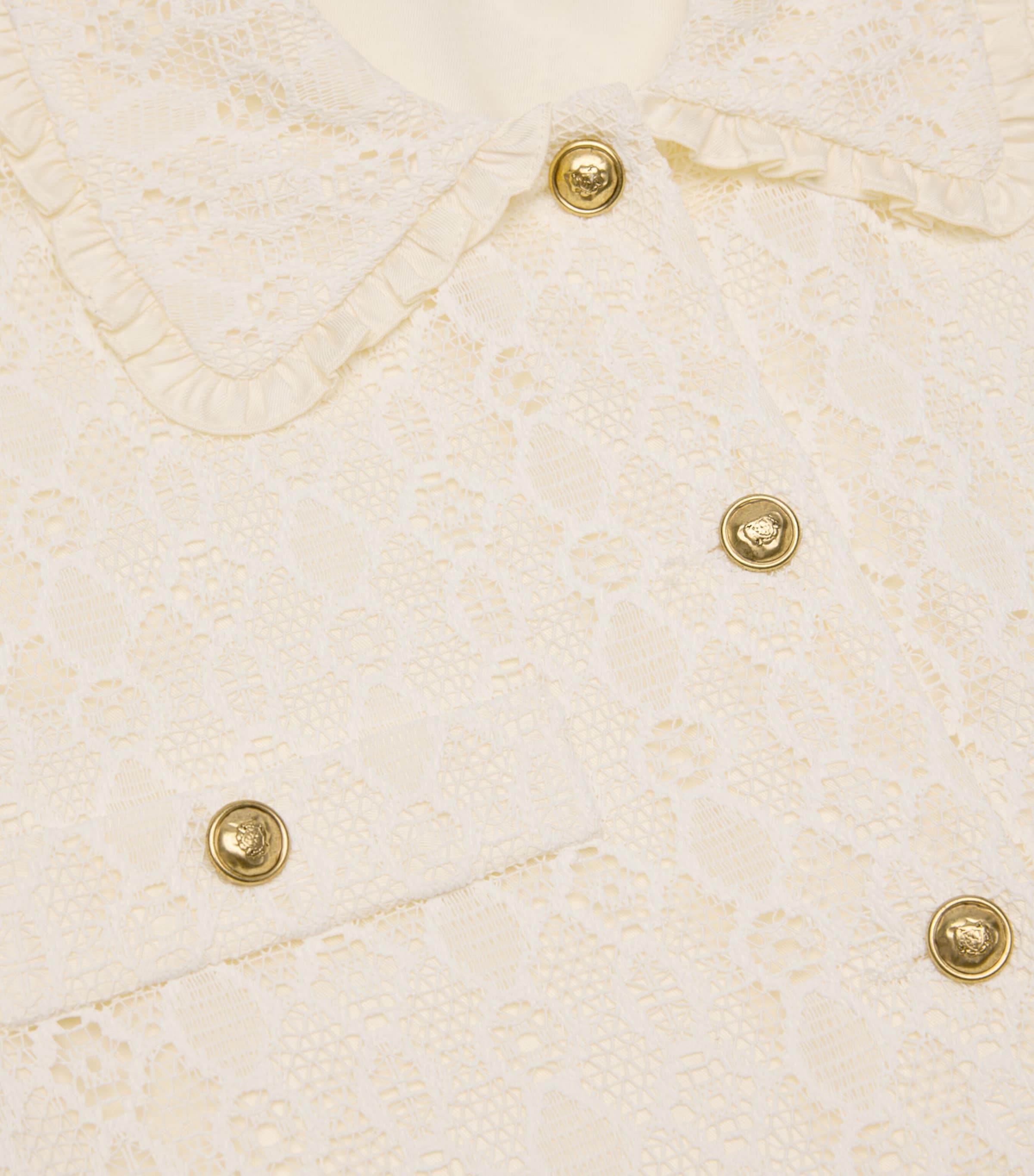 Lace Mini Dress ECRU Image 5