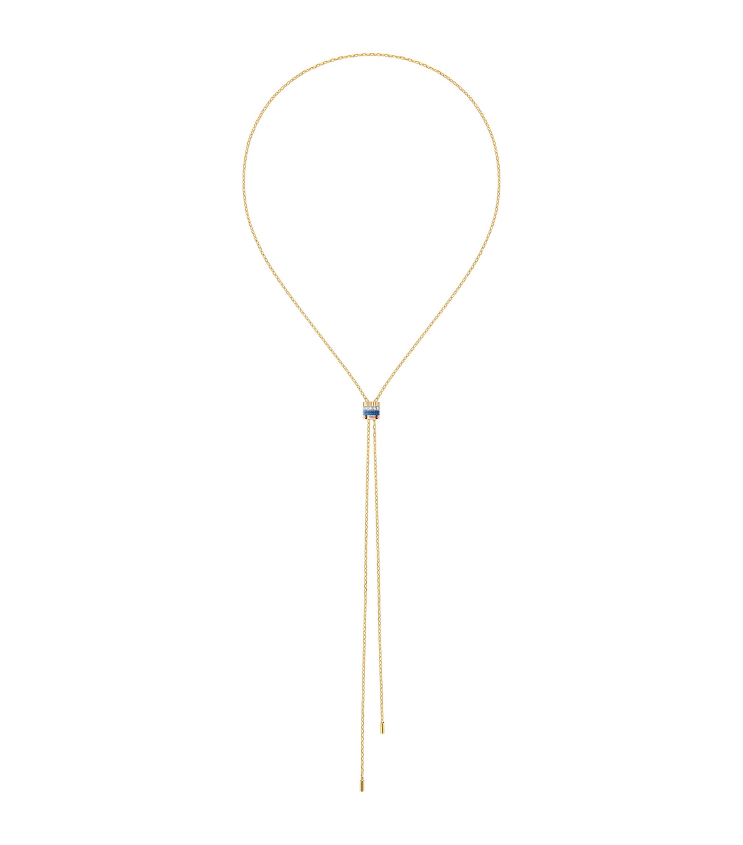 Small Yellow Gold Quatre Blue Tie Necklace YELLOW GOLD Image 1