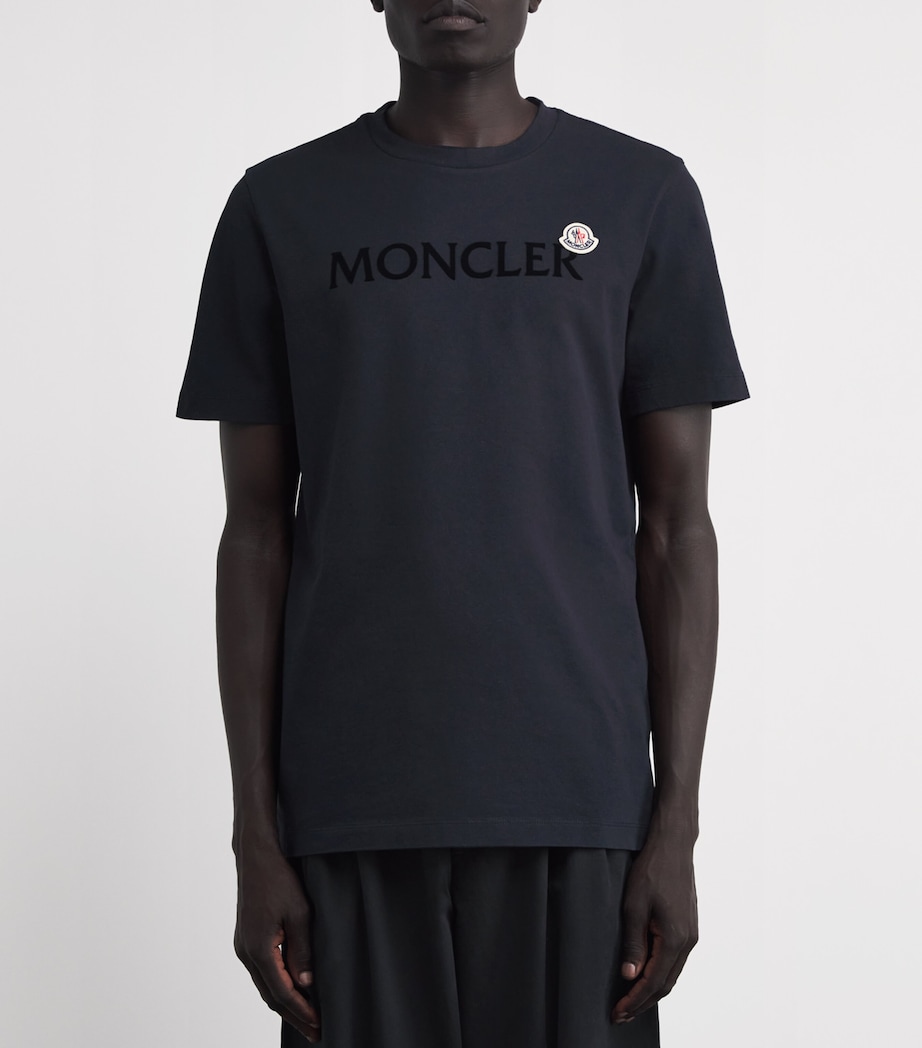 Cotton Flocked Logo T-Shirt 778 Image 3