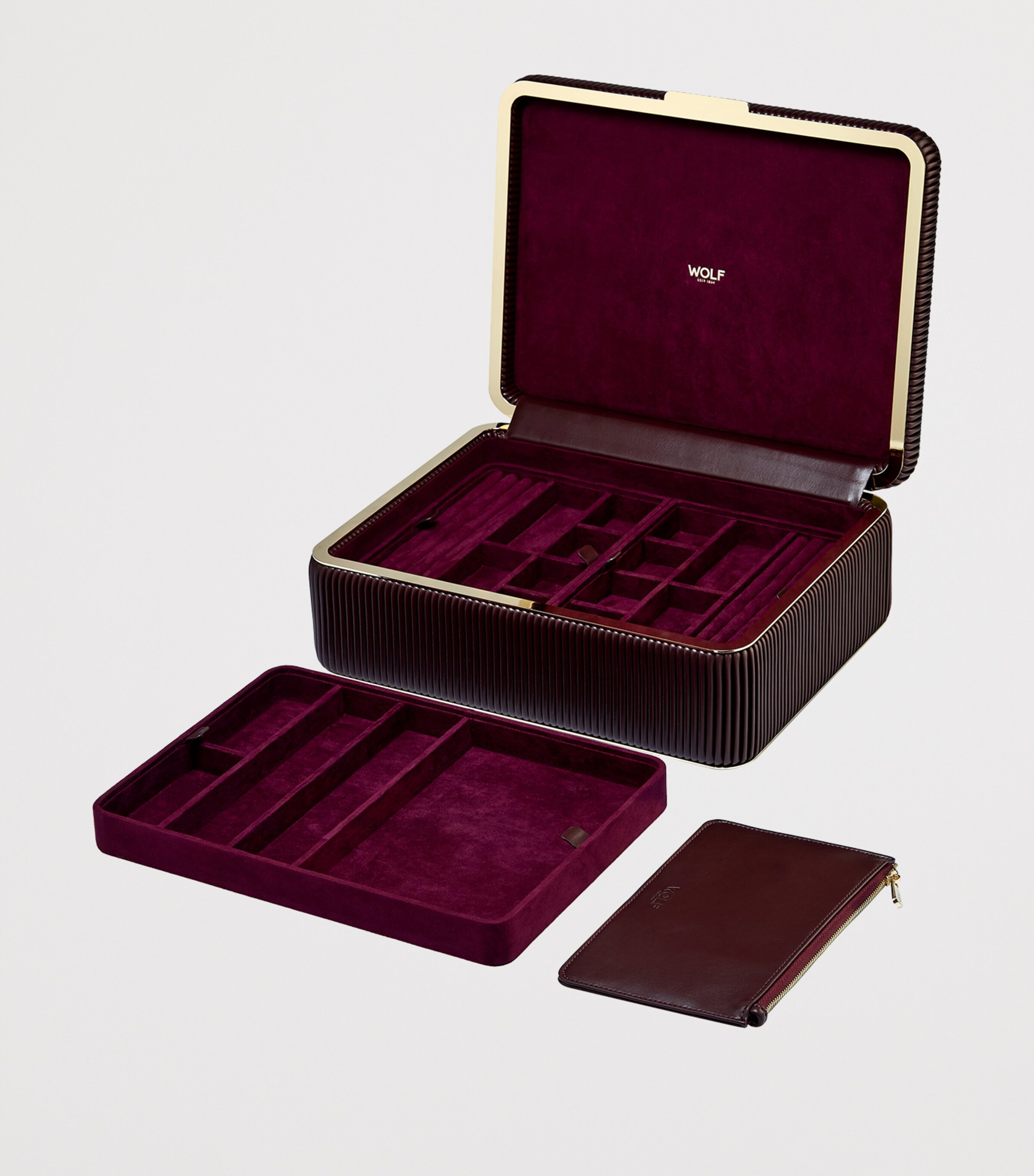 Large Bella Jewellery Box BORDEAUX Image 6