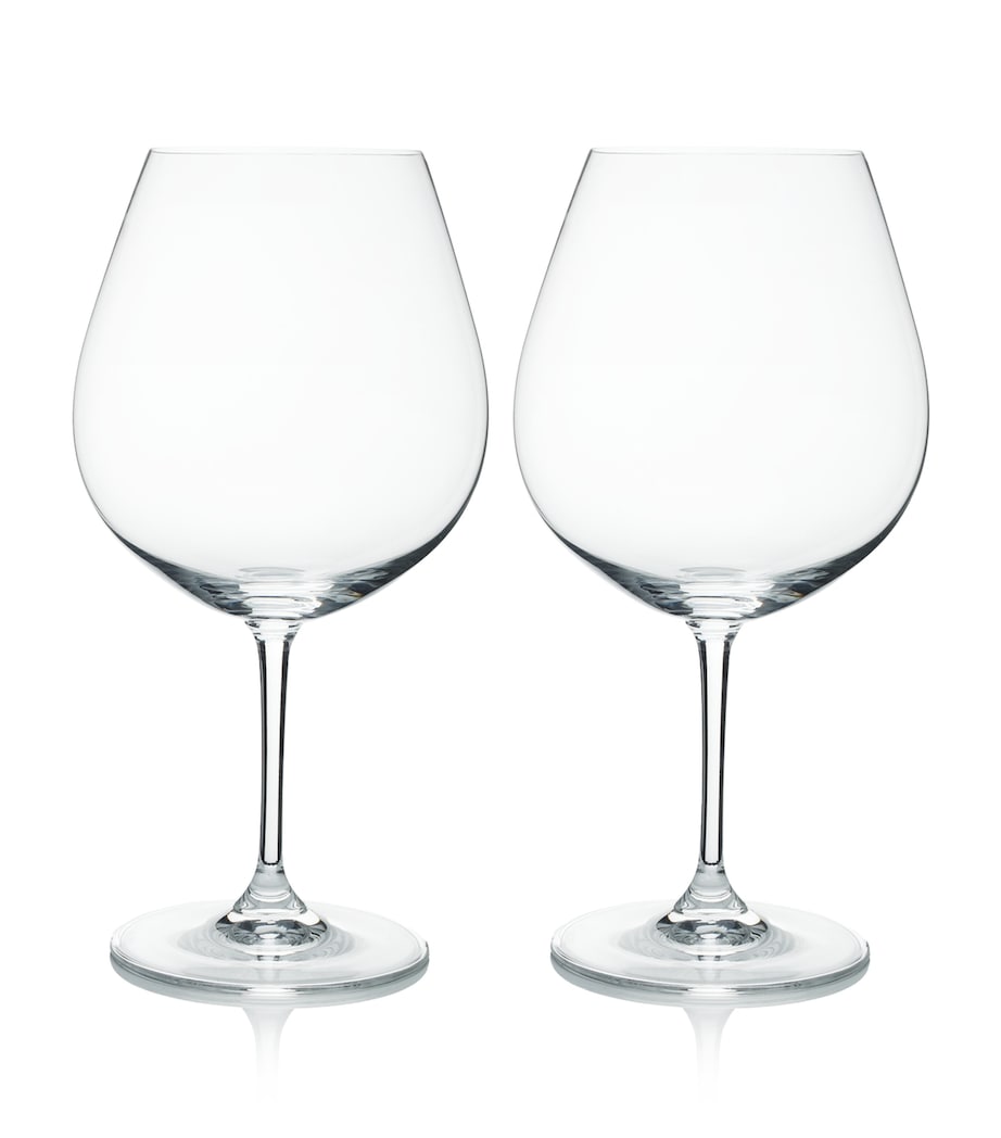 Riedel Set of 2 Crystal Vinum Pinot Noir Glasses (725ml) Clear Image 1