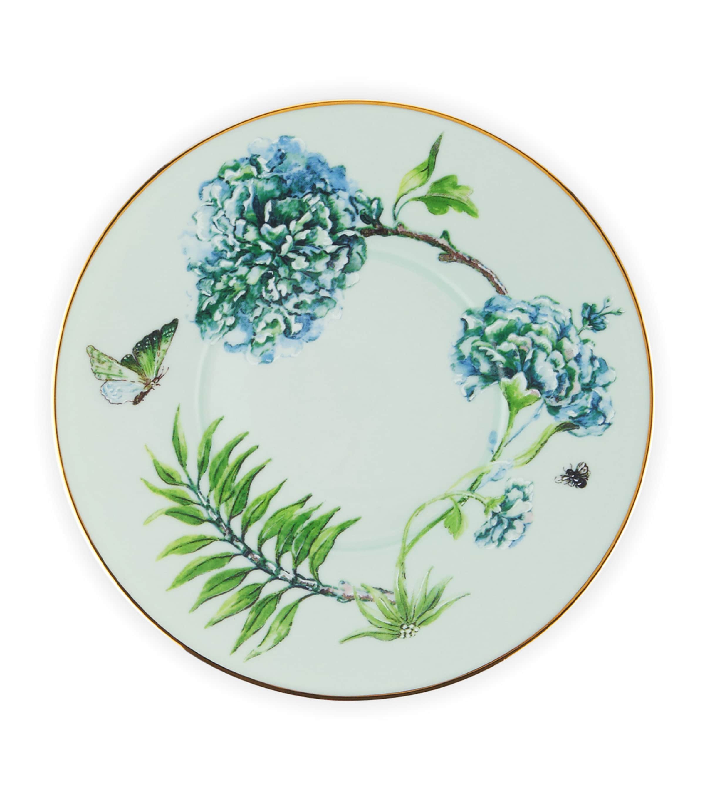 Secret Garden Teacup and Saucer KELLY GREEN Image 4