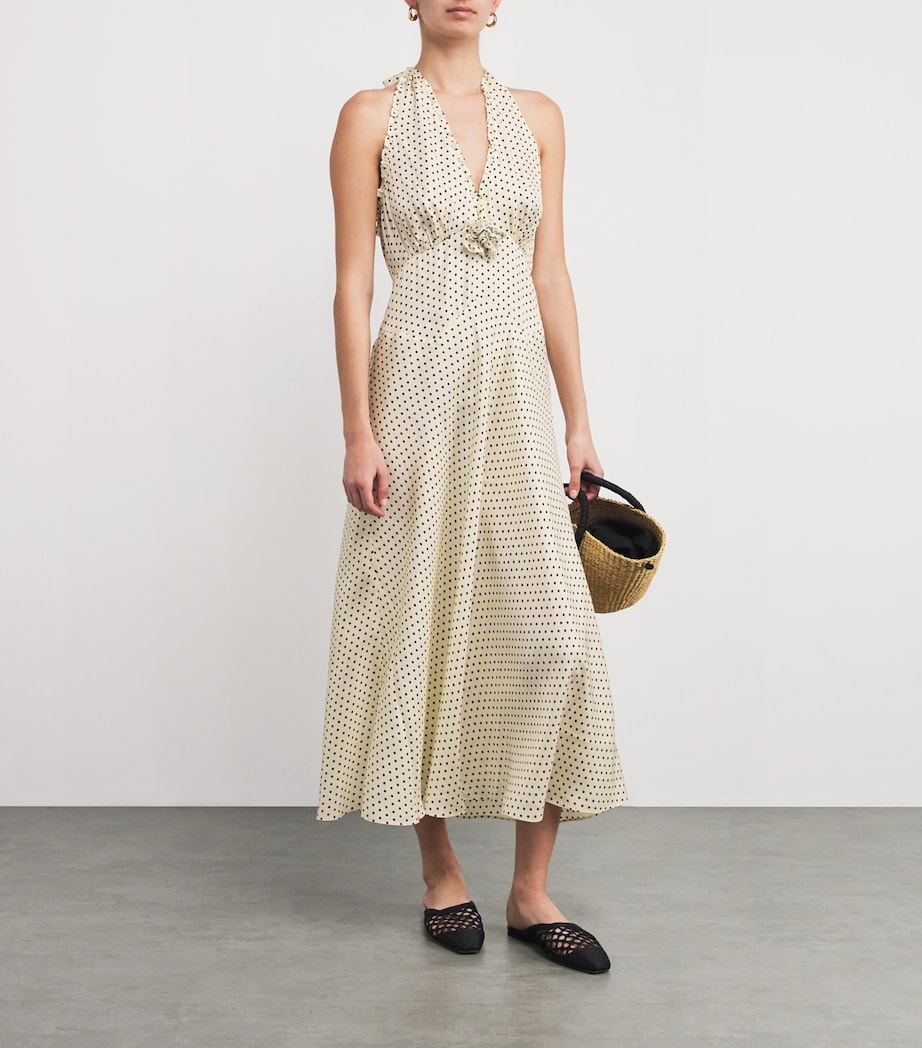 Polka Dot Mazarin Midi Dress PORTIA DOT Image 2
