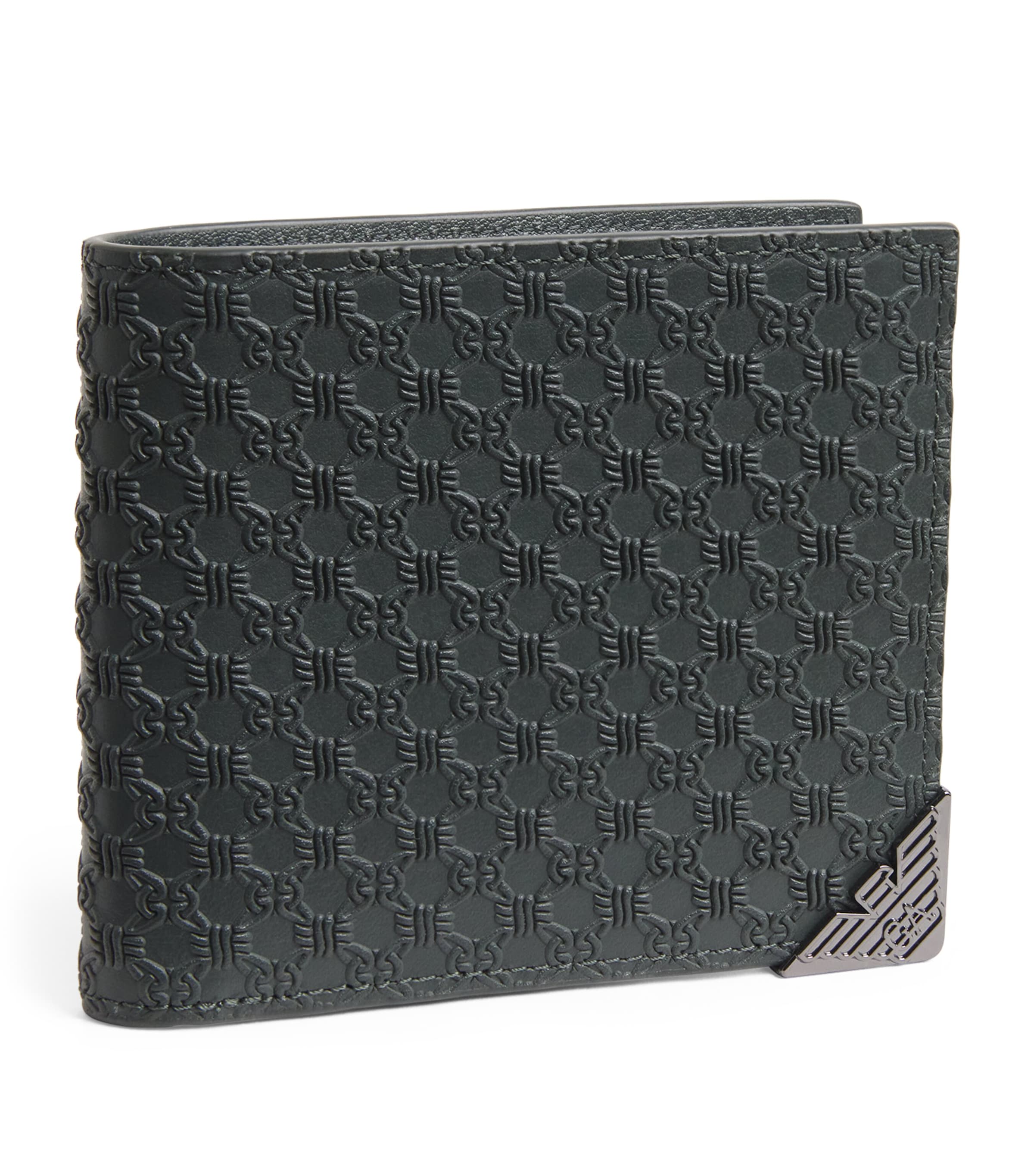 EMPORIO ARMANI LEATHER BIFOLD WALLET 