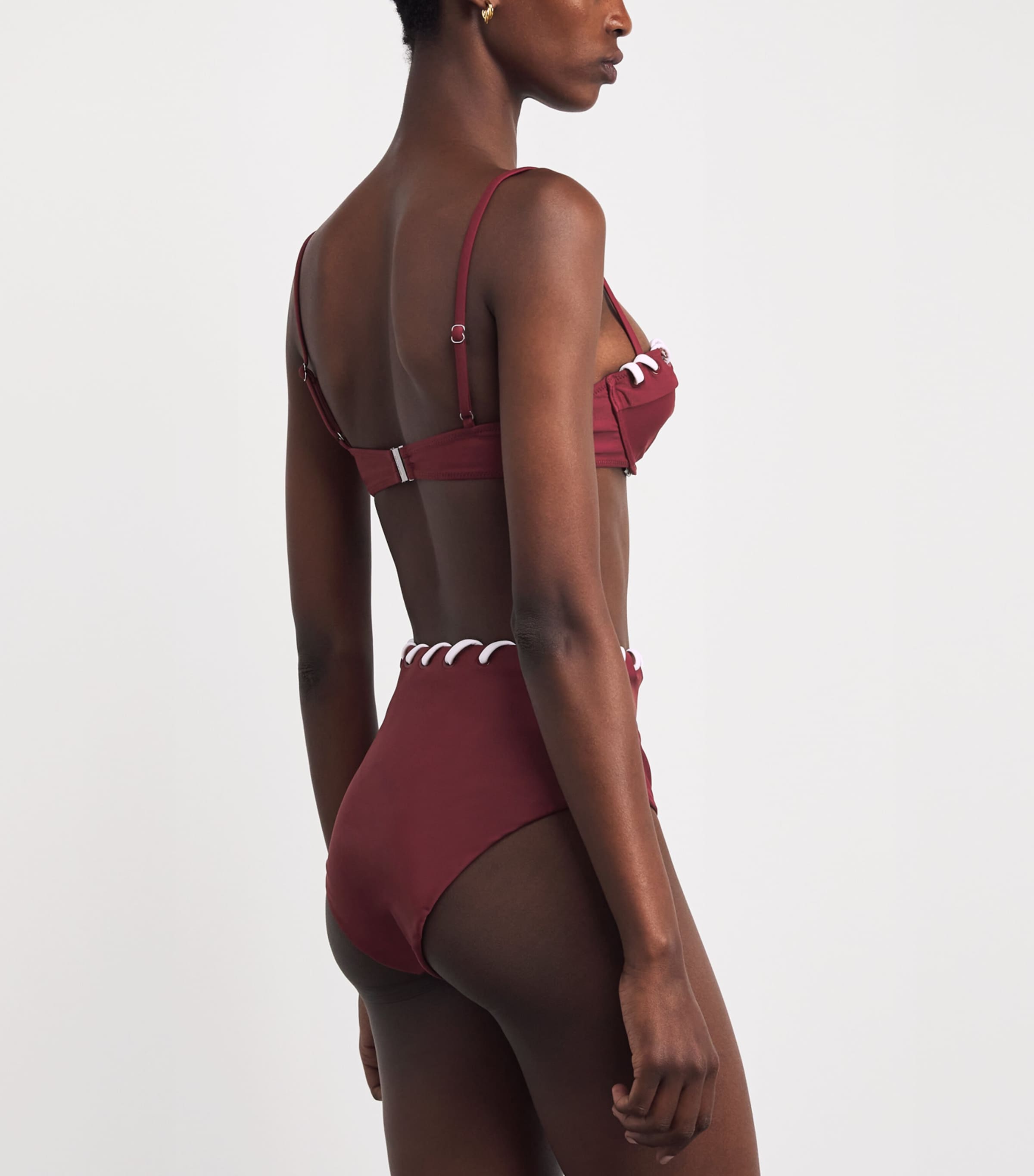 Balconette Recca Bikini Top OXBLOOD MULTI Image 4