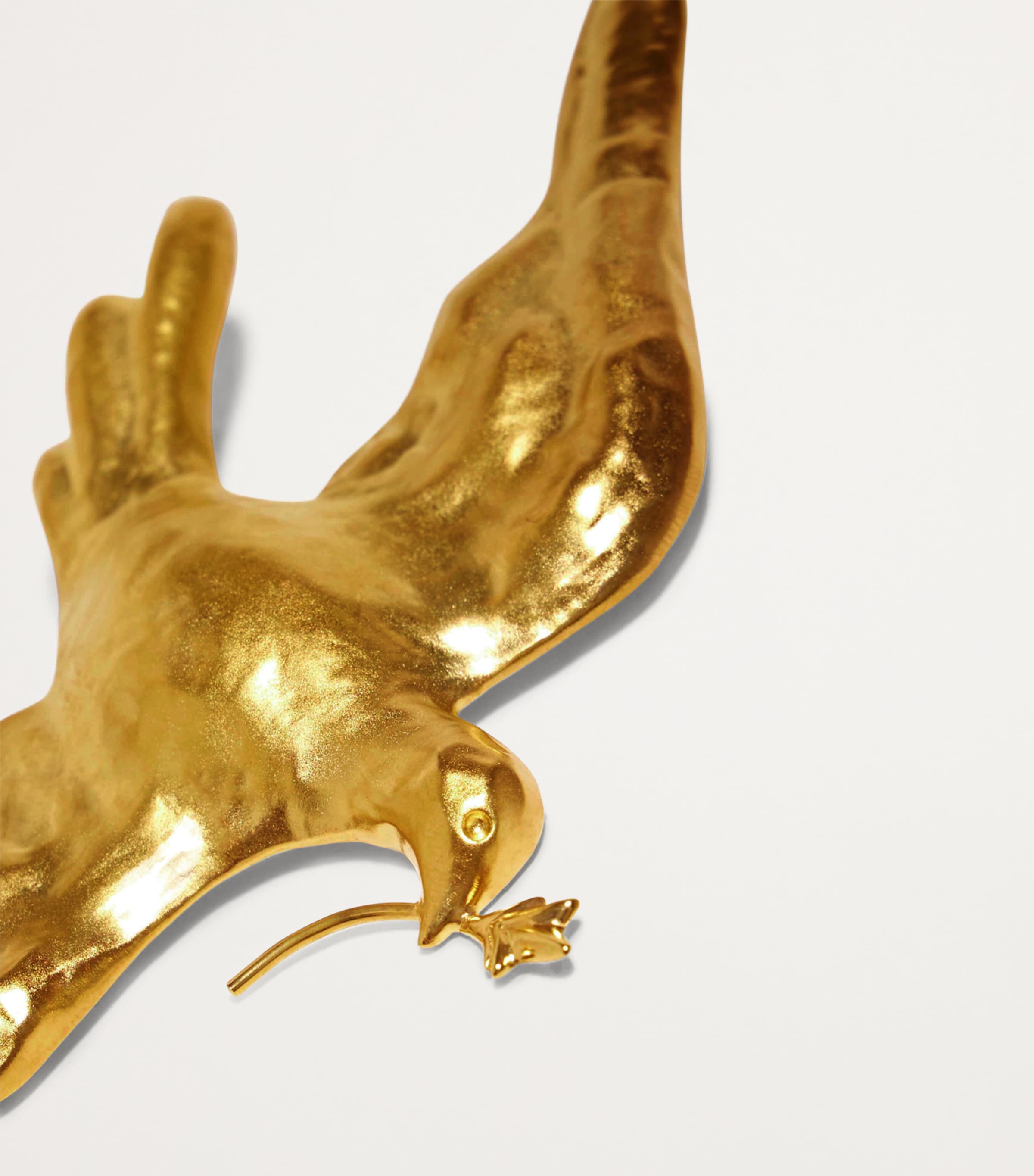 Dove Brooch 001GOLD Image 3