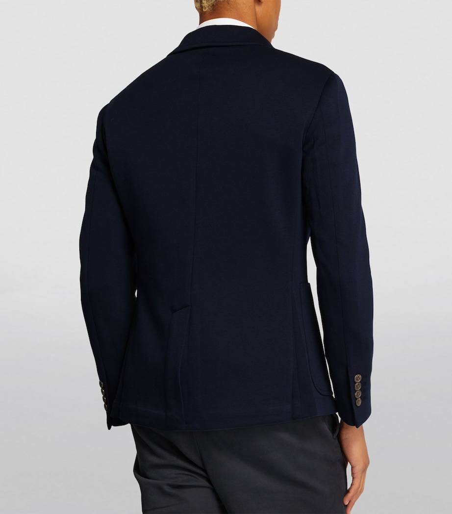 Double-Knit Blazer AVIATR NVY Image 4