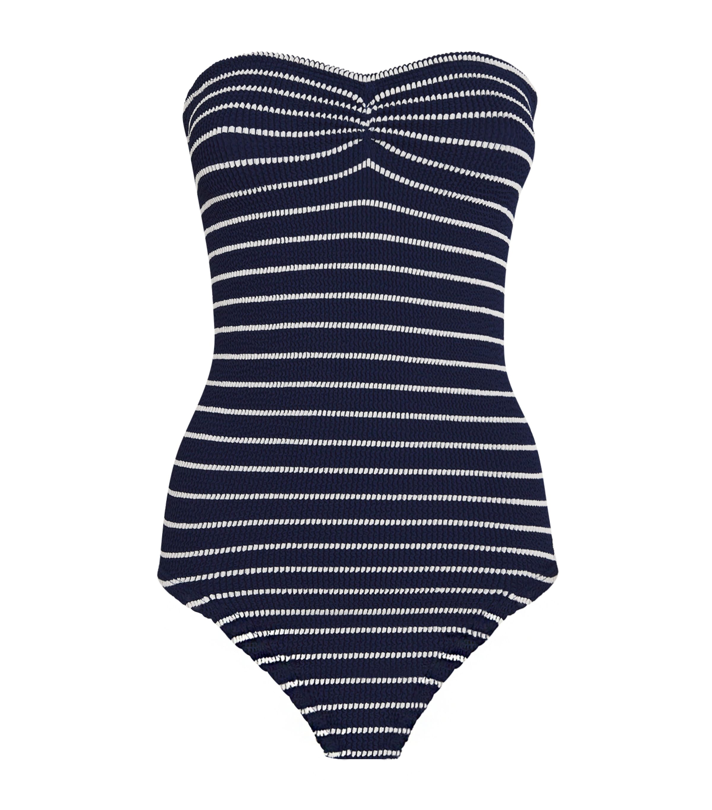 Shop Hunza G Striped Brooke Swimsuit