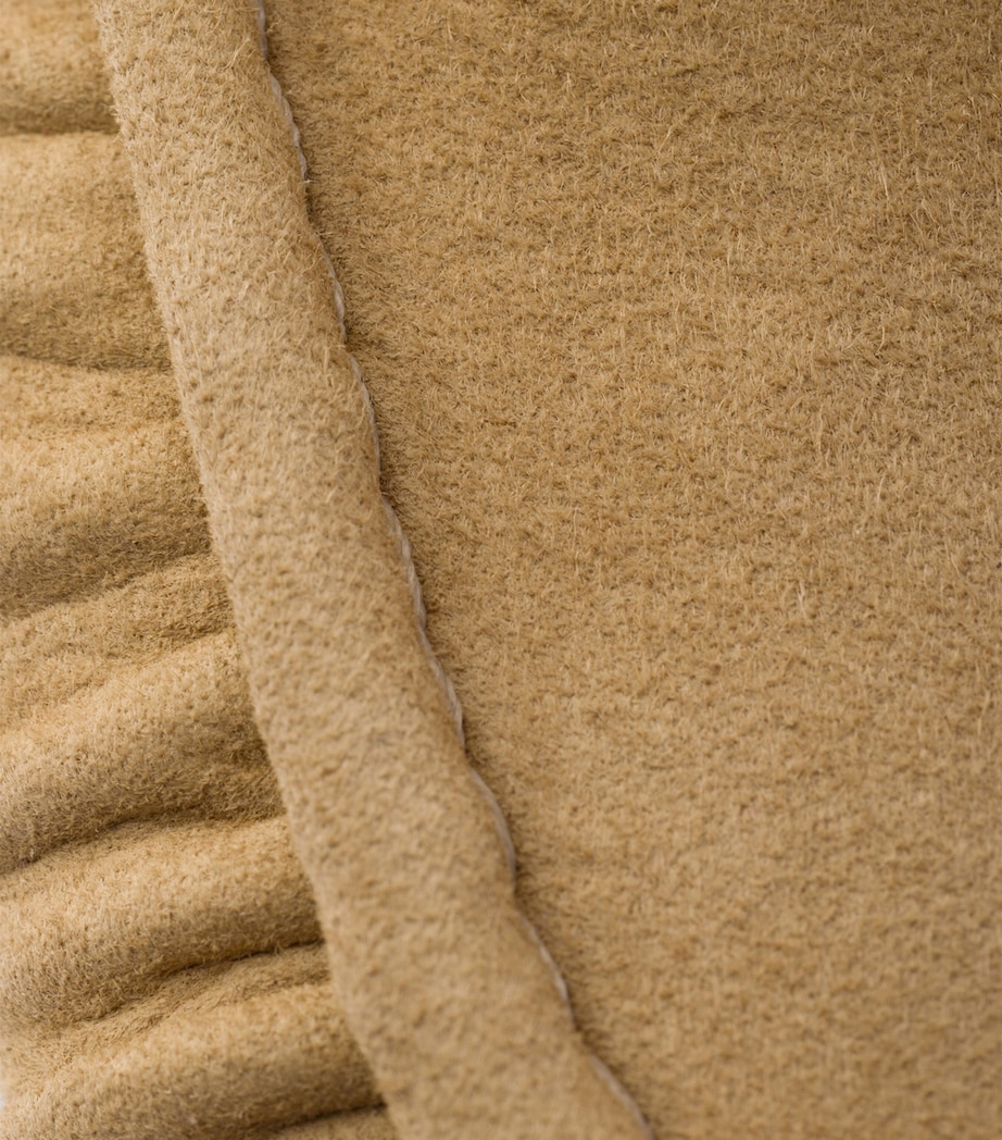 Prada Suede Mules Neutral Image 6