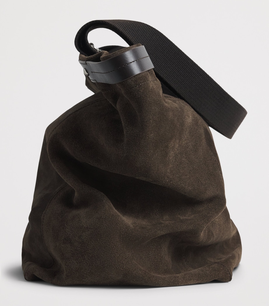 NN.07 Suede Tote Bag Deep Truffle Image 5