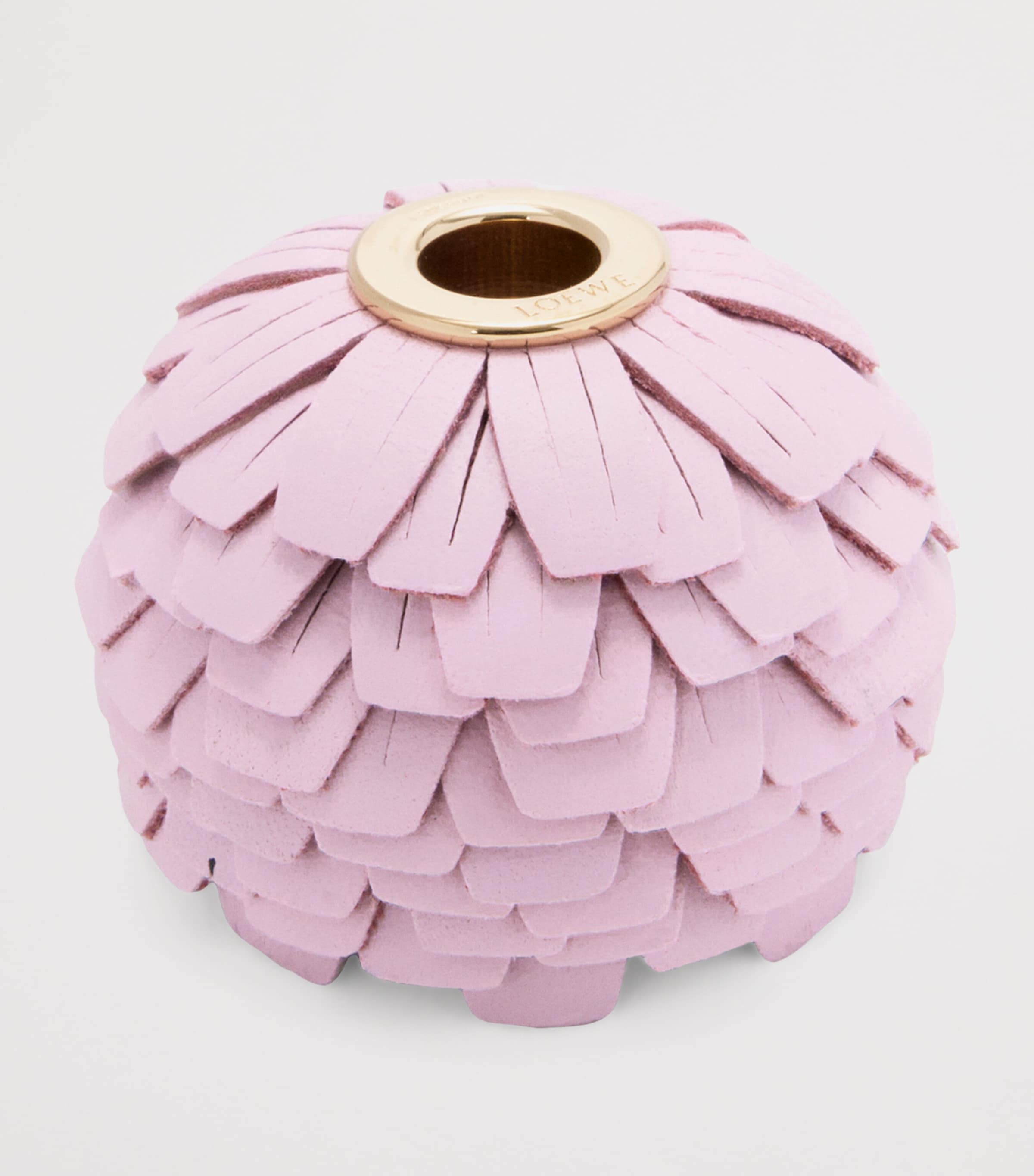 LOEWE Calfskin Flower Personalisation Charm Light Pink Image 2
