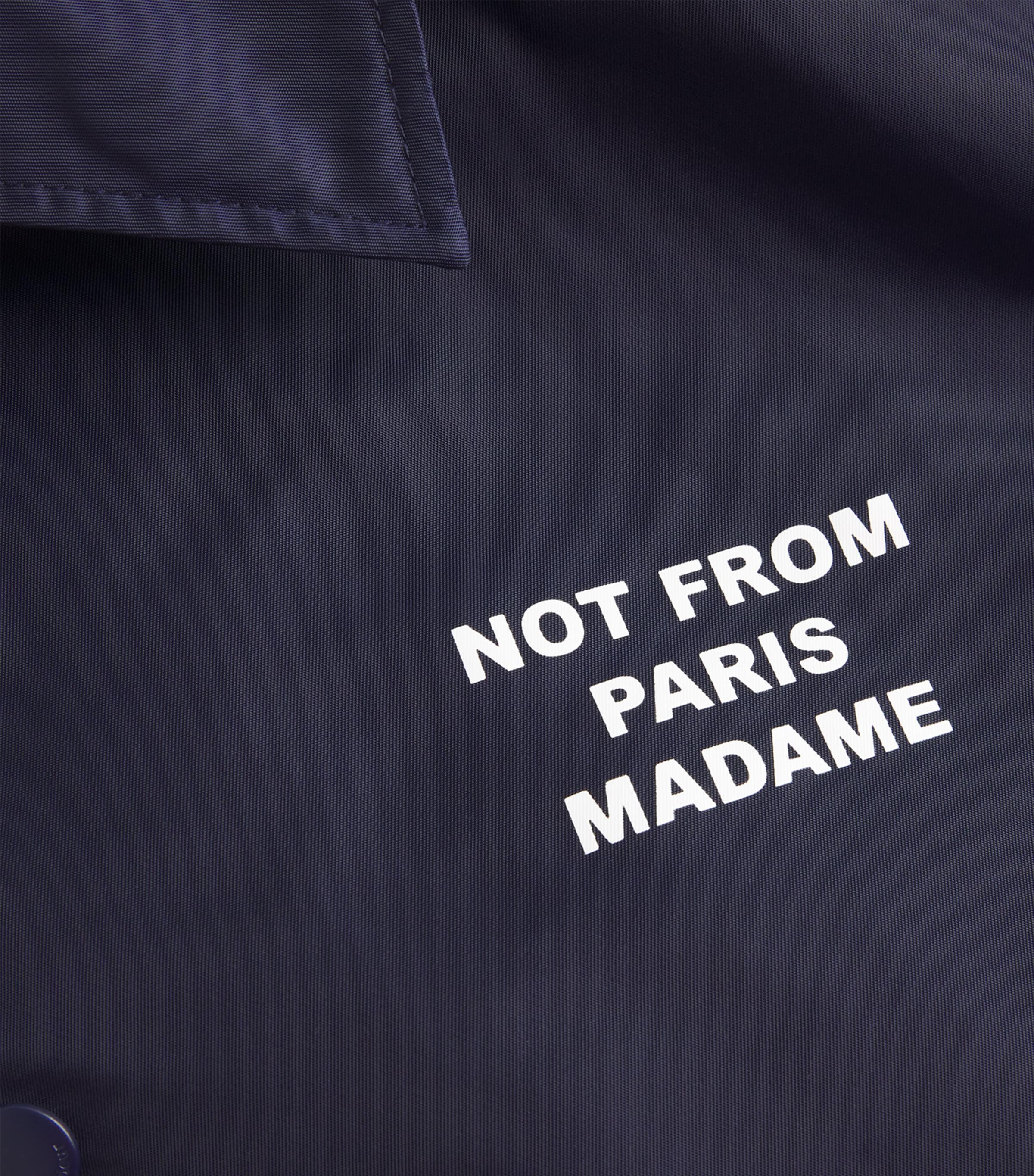 Graphic Print Jacket NAVY Image 5