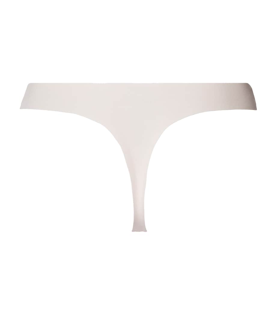 Invisible Cotton Thong POWDER Image 2