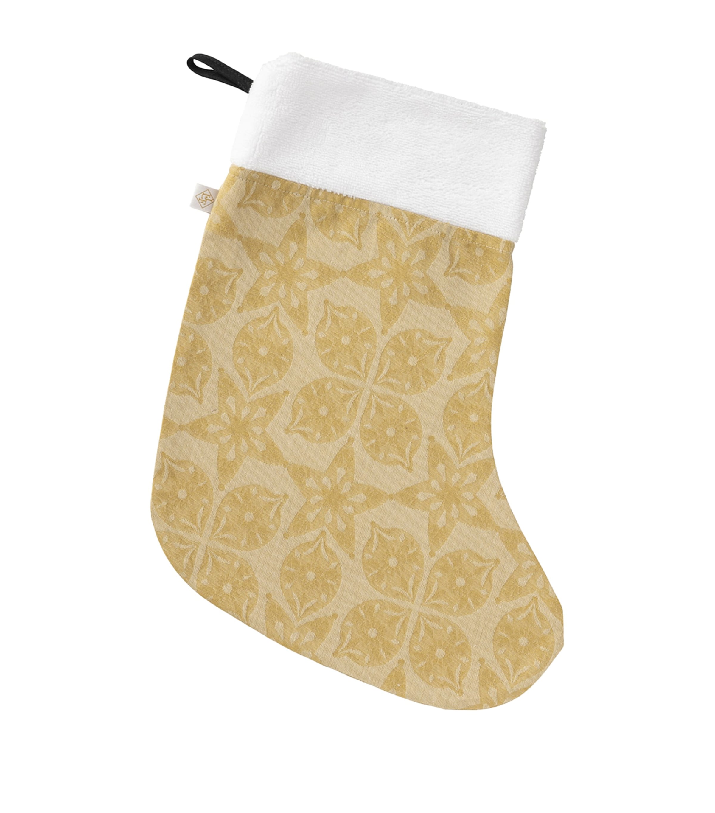 Le Jacquard Français Jacquard Féerie Stocking In Yellow