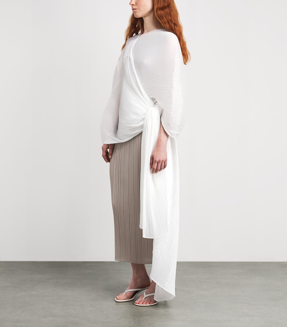 Pleats Please Issey Miyake Womens Basic Madame-T Stole Image 2