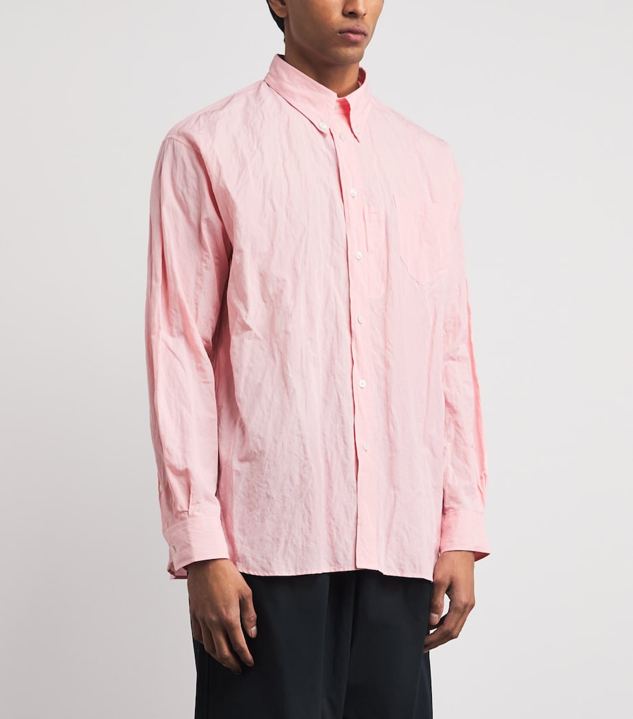 Willy Chavarria Mens Cotton Veterano Shirt Chicle Image 4