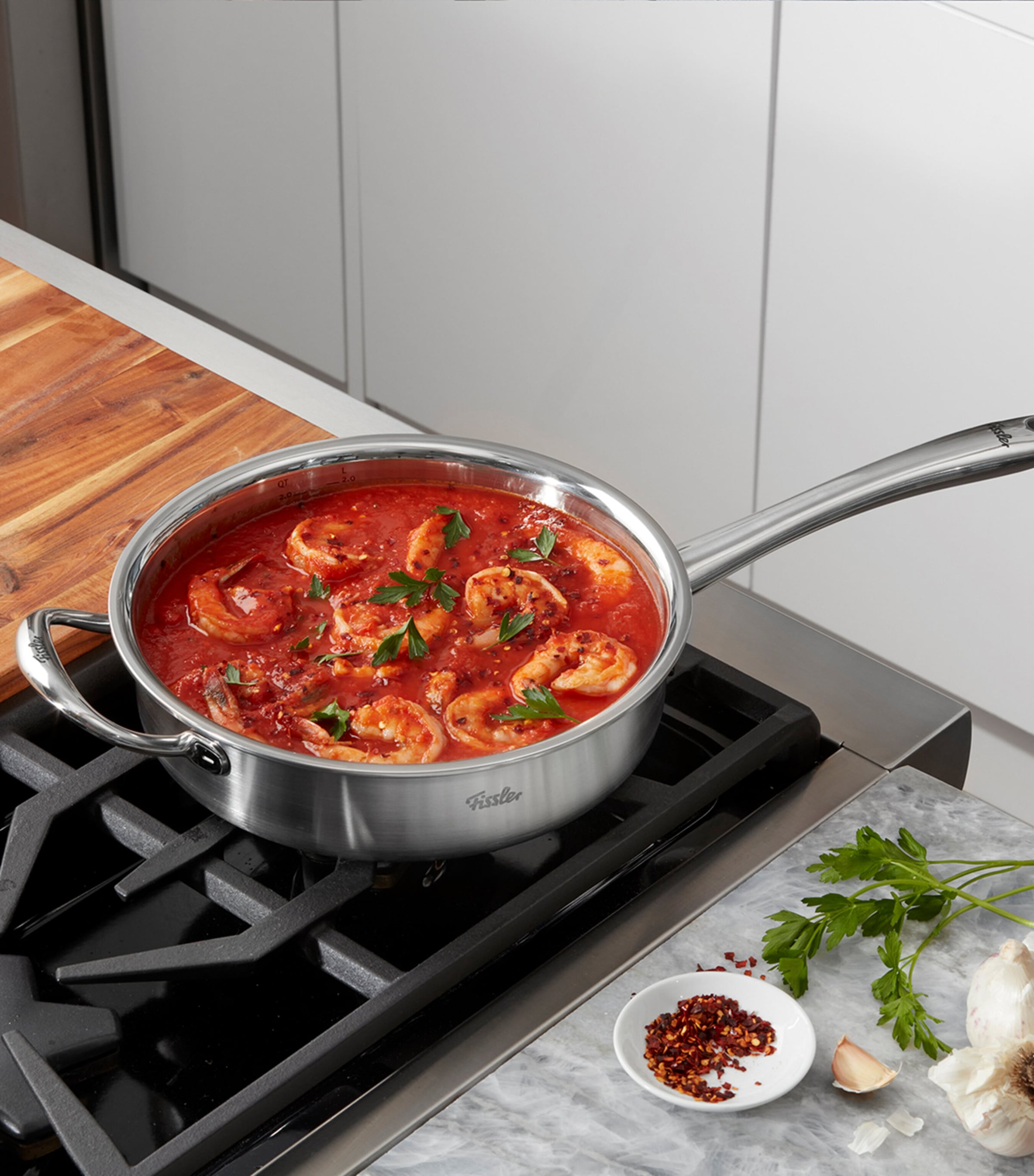 Stainless Steel M5 Pro-Ply Sauté Pan (28cm) GREY Image 7