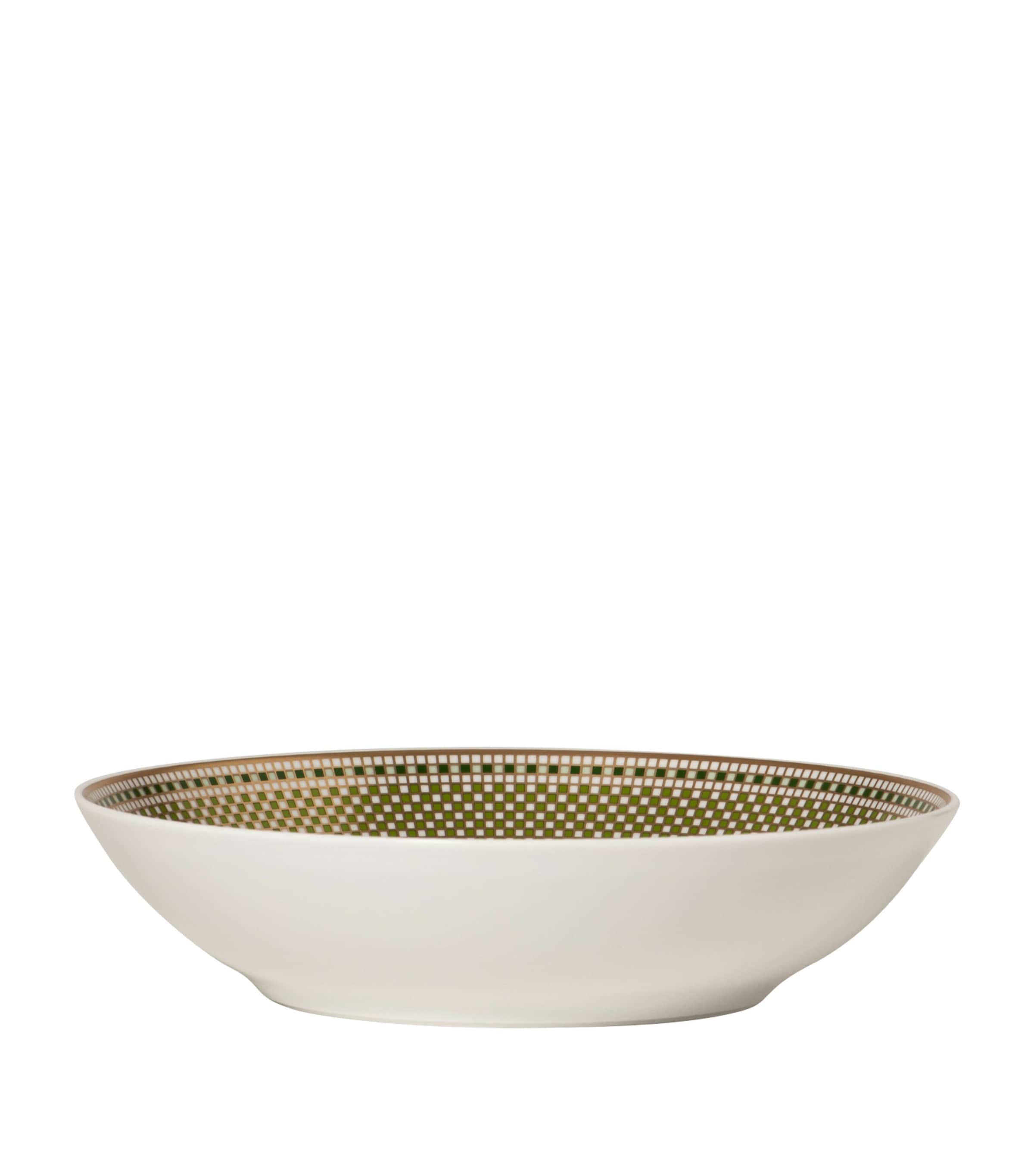 Augusta Coupe Soup Bowl (19cm) OR ET VERT Image 2