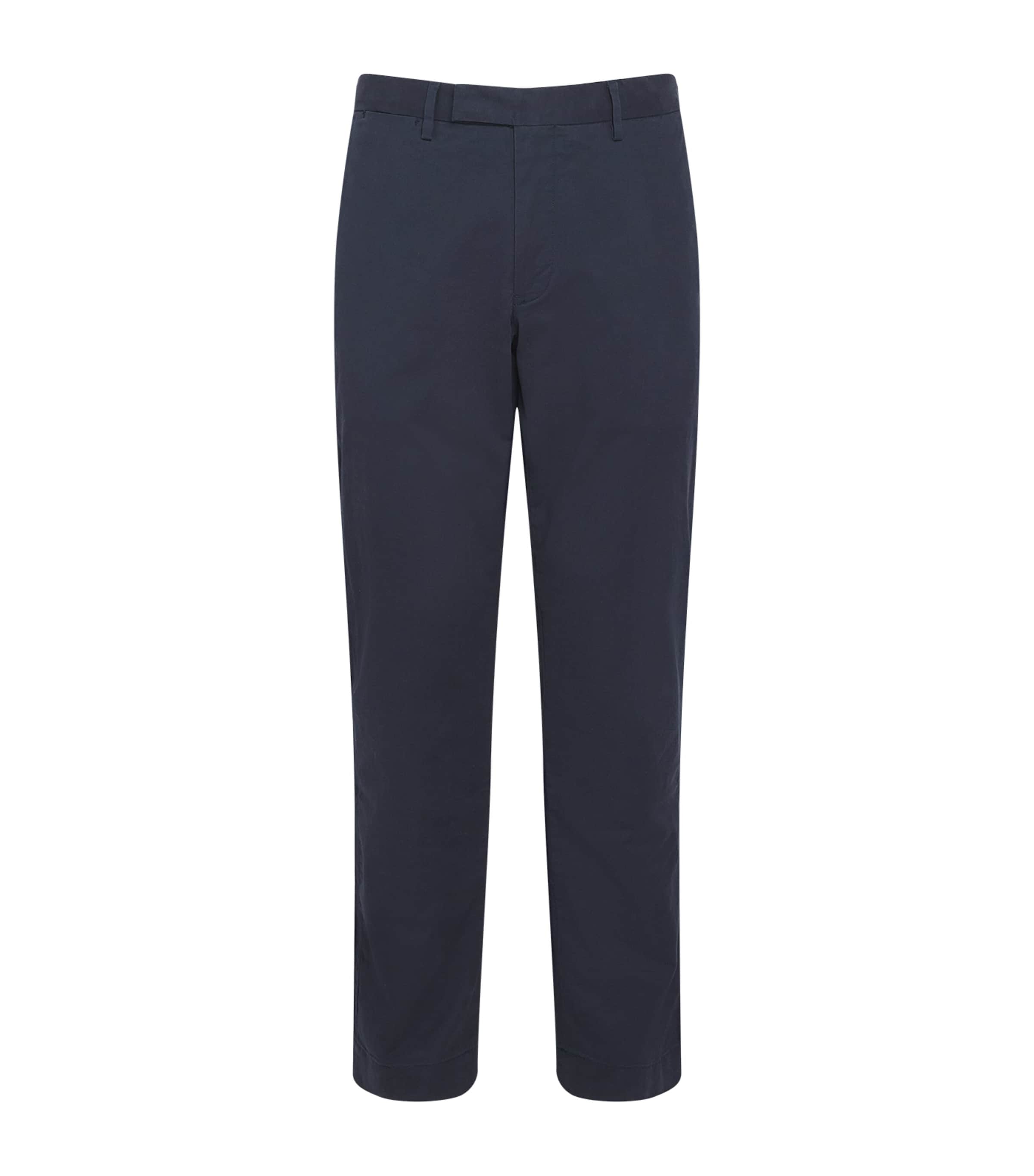 Polo Ralph Lauren Mens Stretch-Cotton Straight Chinos Navy Image 1