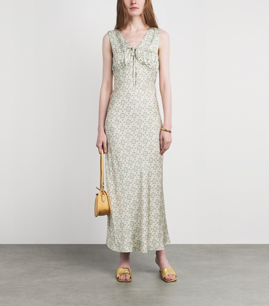 Claudie Pierlot Womens Printed Maxi Dress Light Print Image 2