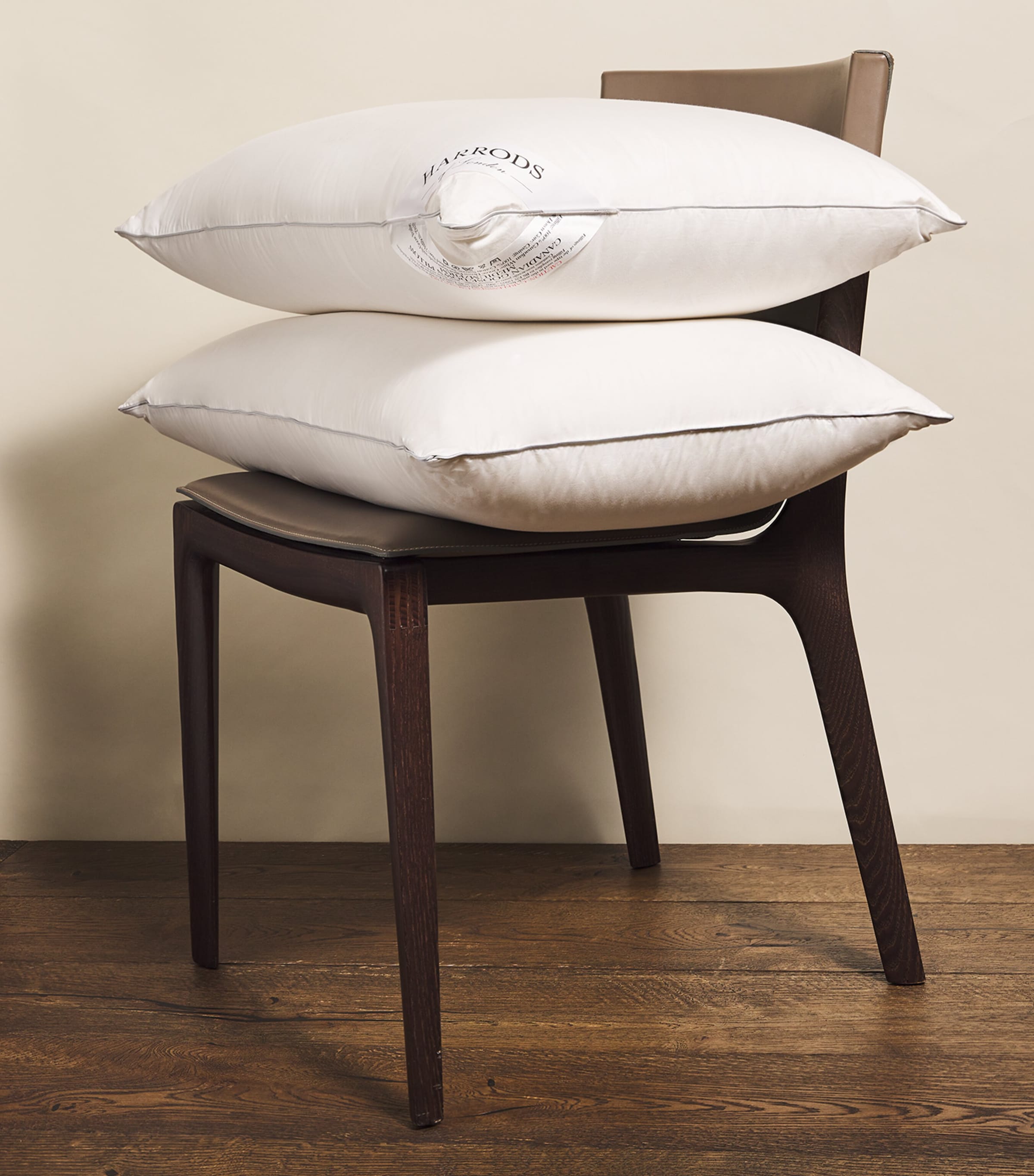 Medium/Firm Canadian Goose Down Pillow (50cm x 75cm) WHITE Image 3