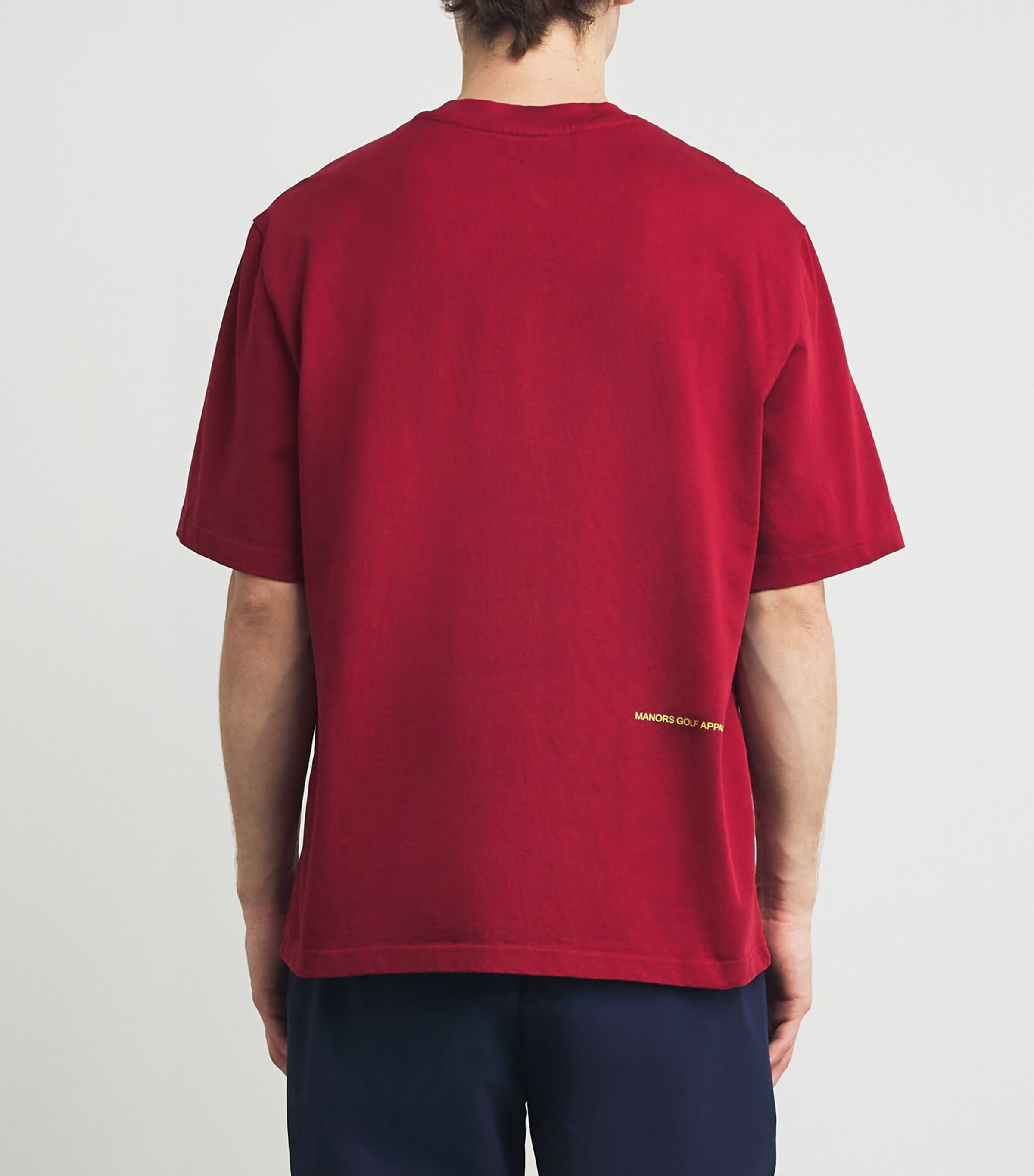 x Reebok Cotton Logo T-Shirt BURGUNDY Image 4